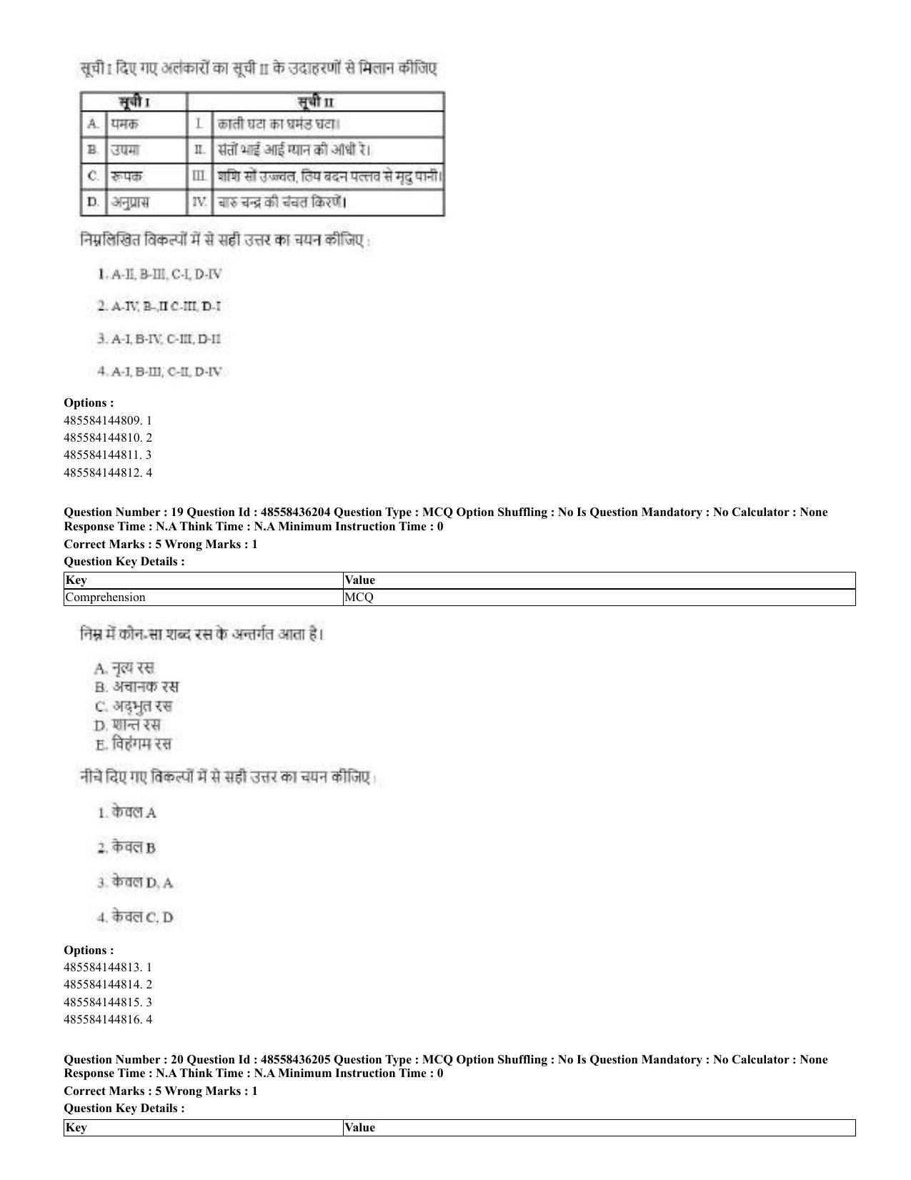 CUET 2023 Domestic Shift 2 Question Papers - 22 June 2023 - Page 13
