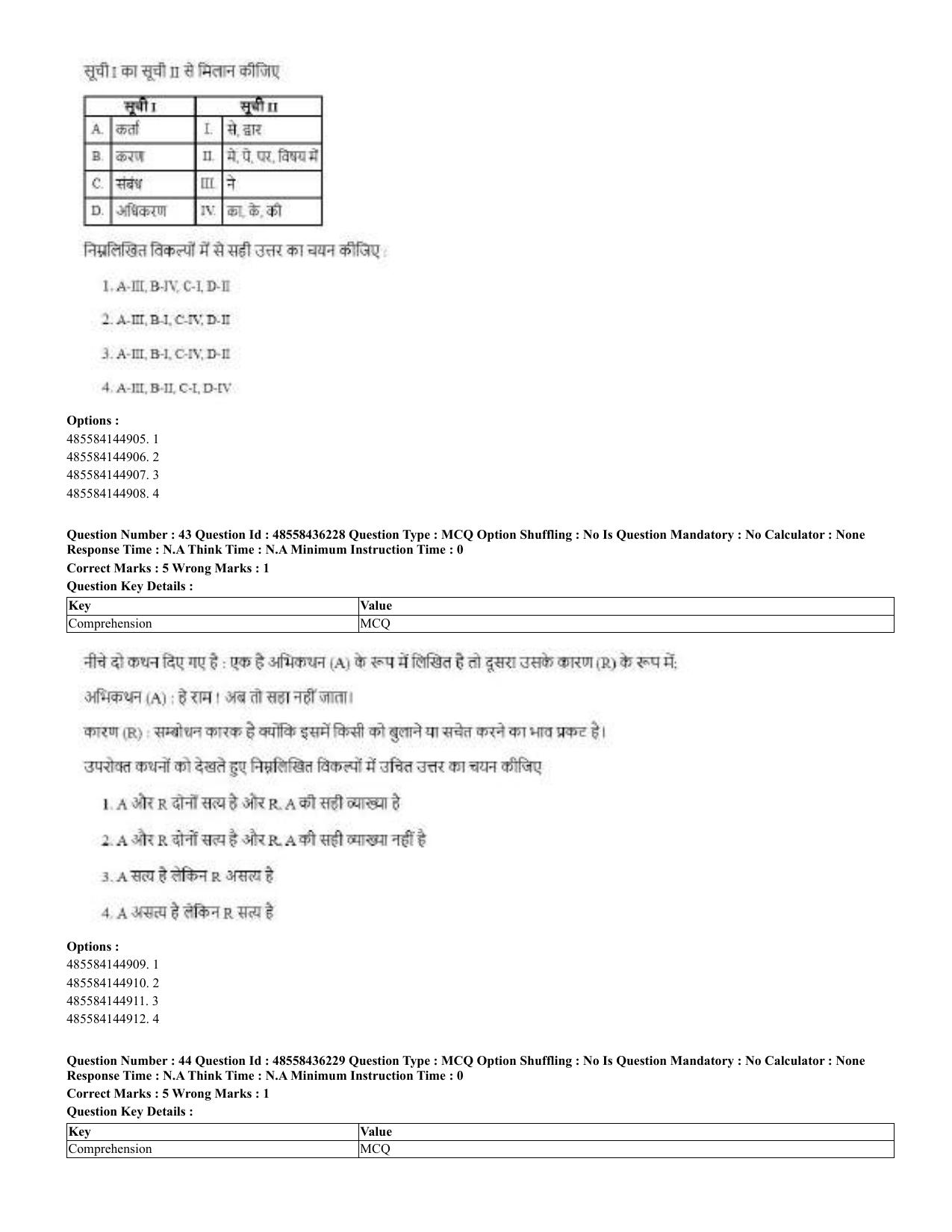 CUET 2023 Domestic Shift 2 Question Papers - 22 June 2023 - Page 24