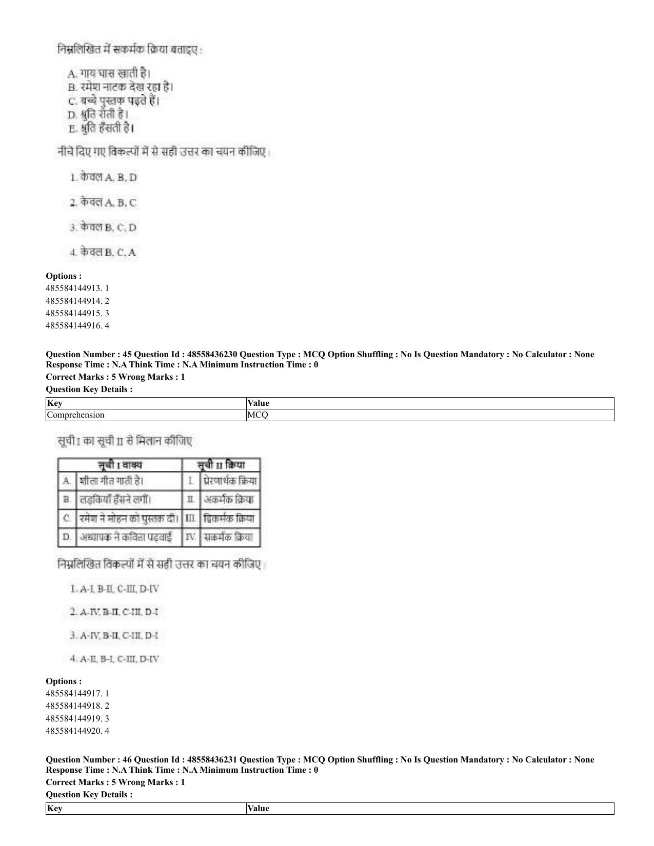 CUET 2023 Domestic Shift 2 Question Papers - 22 June 2023 - Page 25