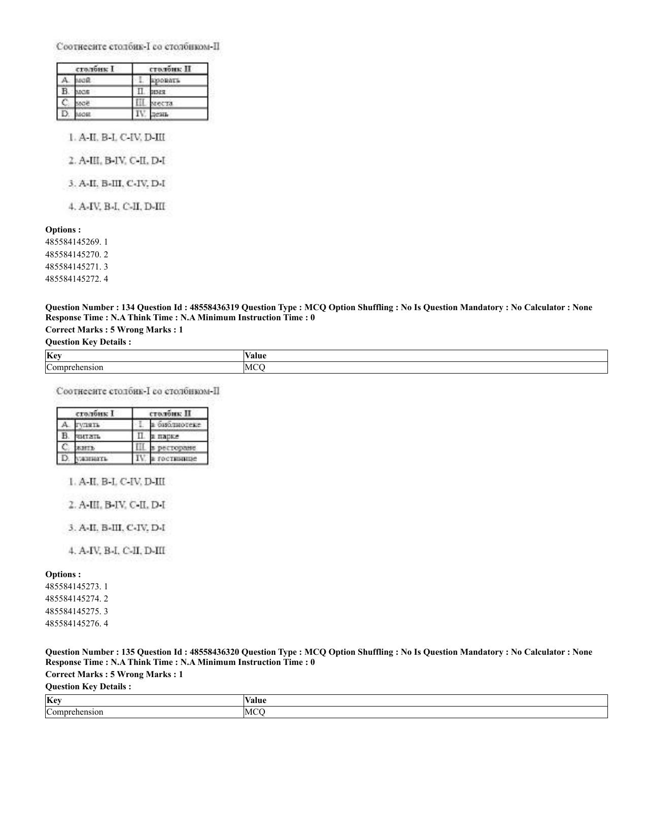 CUET 2023 Domestic Shift 2 Question Papers - 22 June 2023 - Page 79