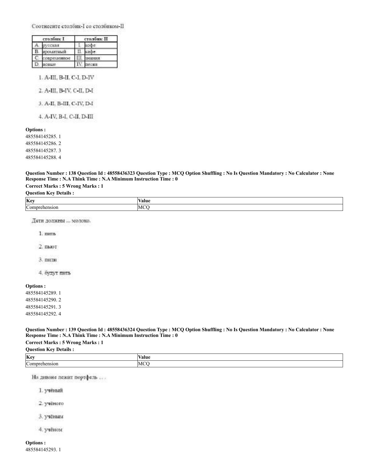 CUET 2023 Domestic Shift 2 Question Papers - 22 June 2023 - Page 81