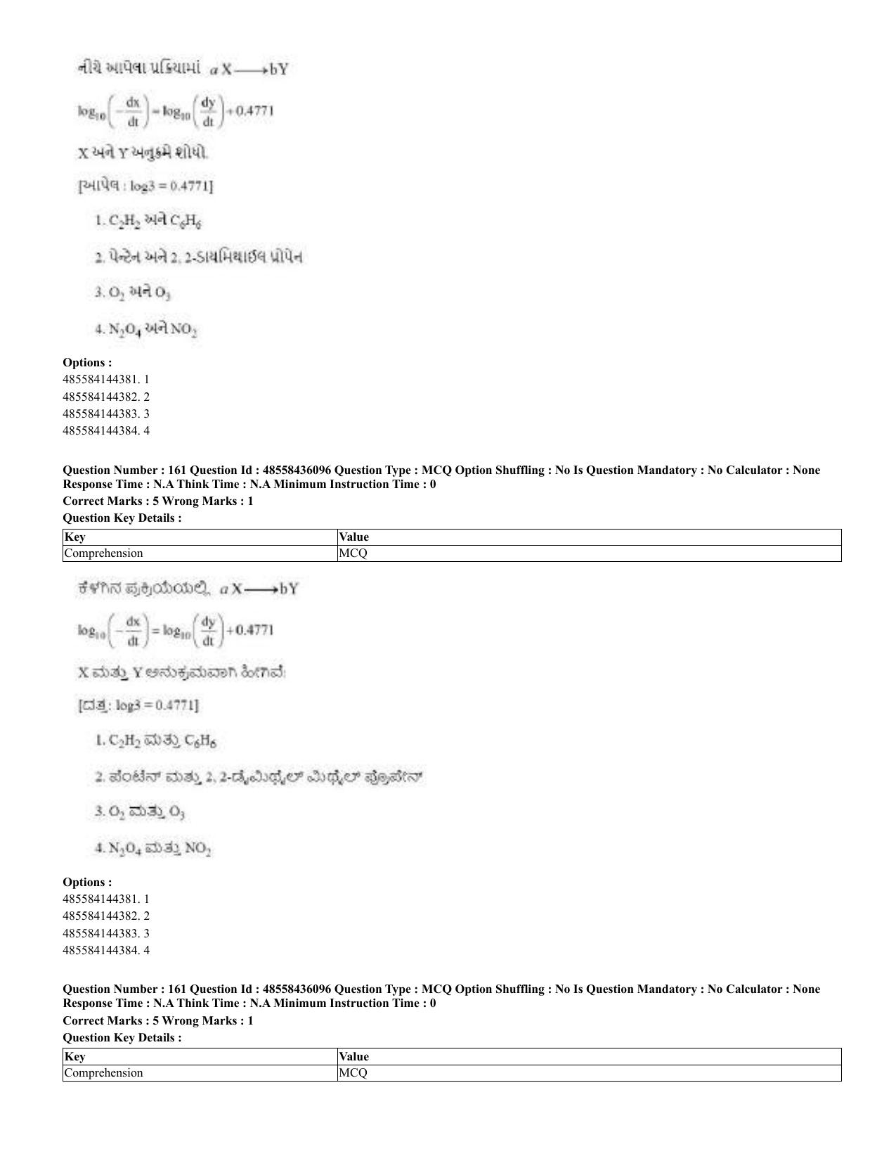 CUET 2023 Domestic Shift 2 Question Papers - 22 June 2023 - Page 153