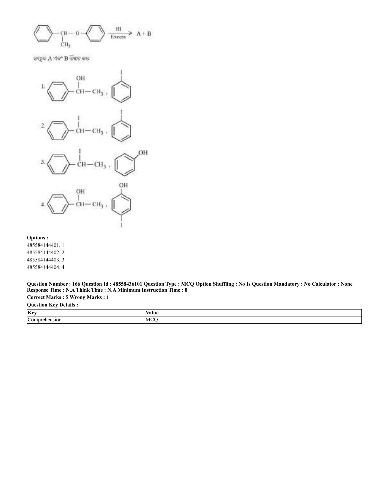 CUET 2023 Domestic Shift 2 Question Papers - 22 June 2023 - Page 196