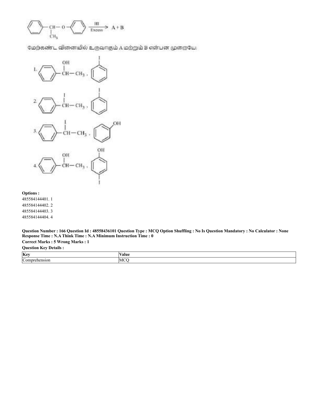 CUET 2023 Domestic Shift 2 Question Papers - 22 June 2023 - Page 198