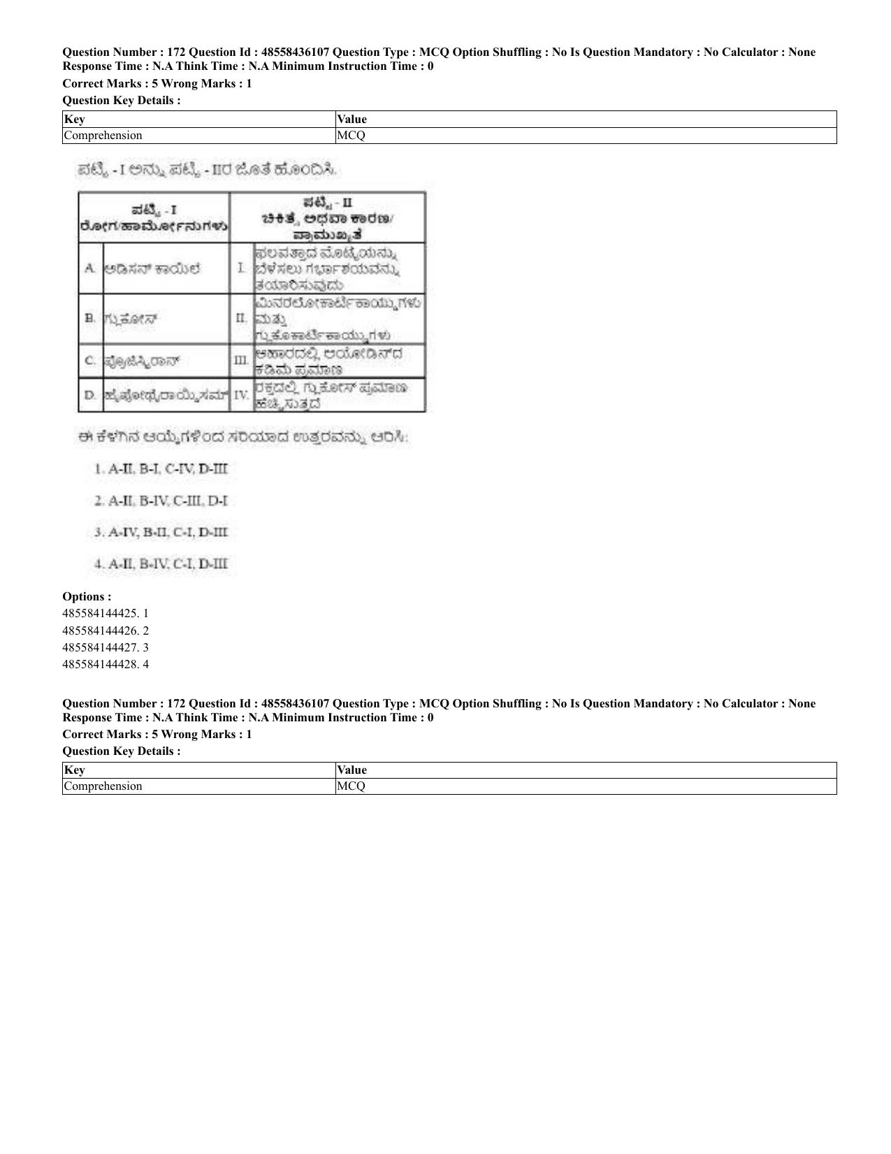 CUET 2023 Domestic Shift 2 Question Papers - 22 June 2023 - Page 232