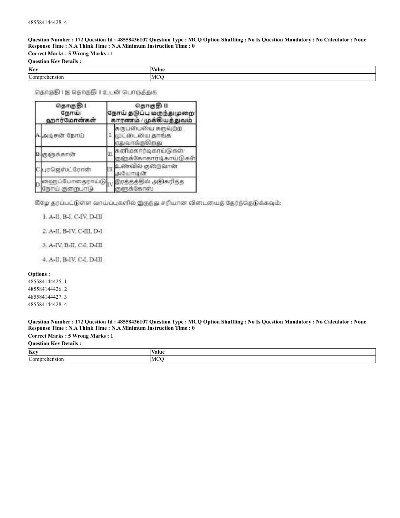 CUET 2023 Domestic Shift 2 Question Papers - 22 June 2023 - Page 235