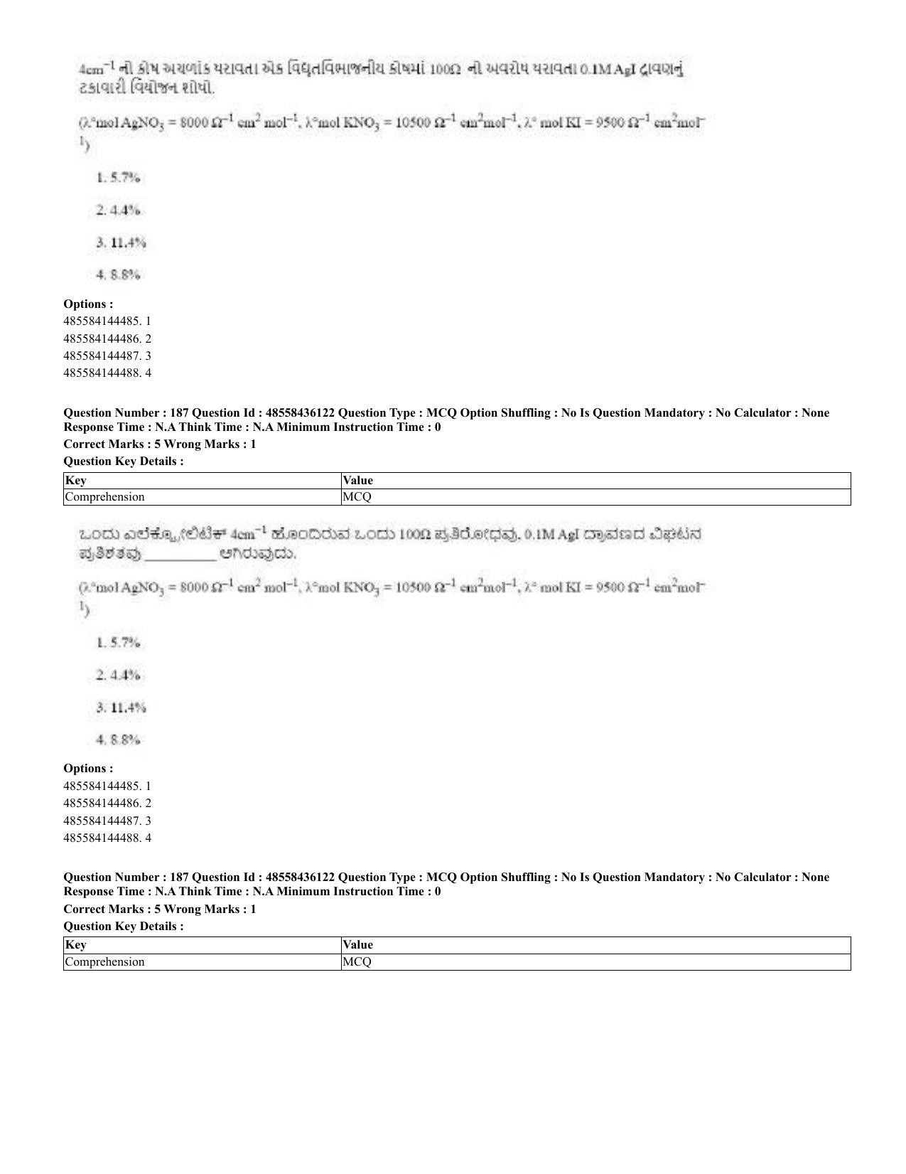 CUET 2023 Domestic Shift 2 Question Papers - 22 June 2023 - Page 337