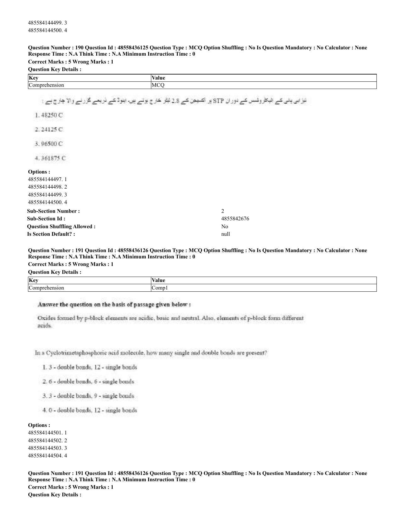 CUET 2023 Domestic Shift 2 Question Papers - 22 June 2023 - Page 358