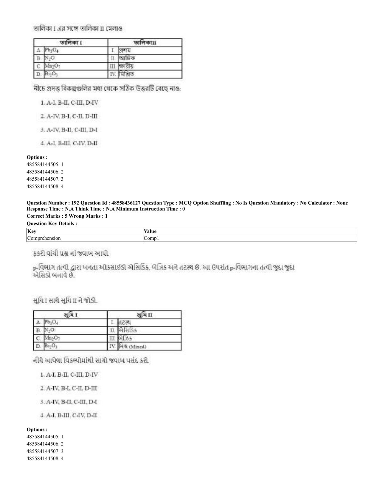 CUET 2023 Domestic Shift 2 Question Papers - 22 June 2023 - Page 367