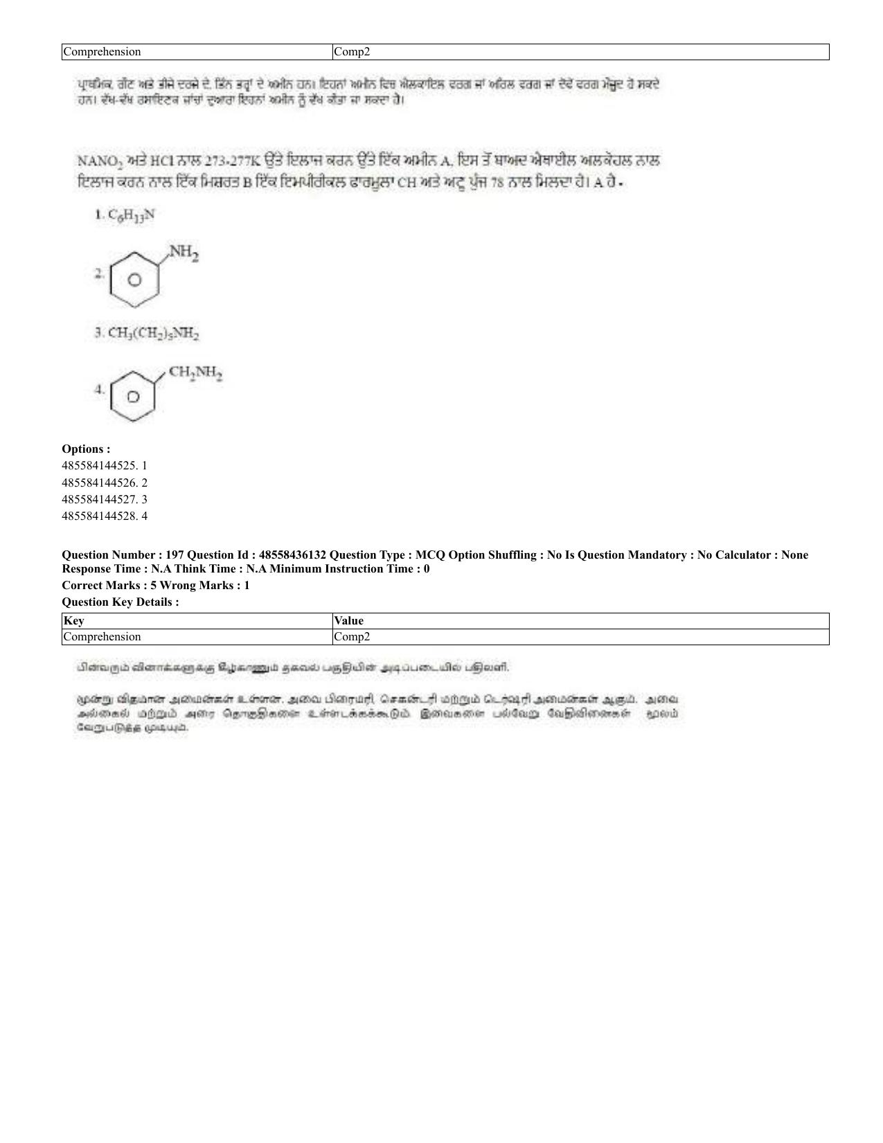 CUET 2023 Domestic Shift 2 Question Papers - 22 June 2023 - Page 411