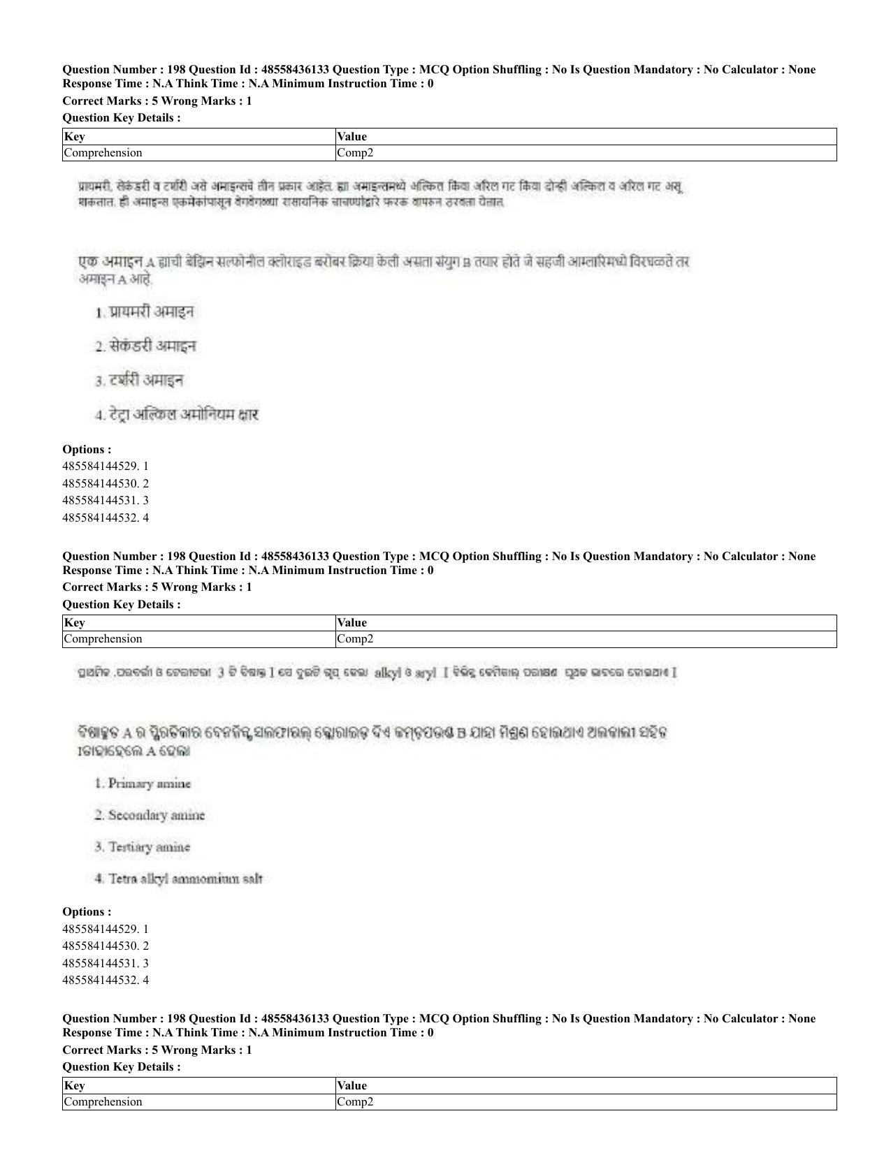 CUET 2023 Domestic Shift 2 Question Papers - 22 June 2023 - Page 417