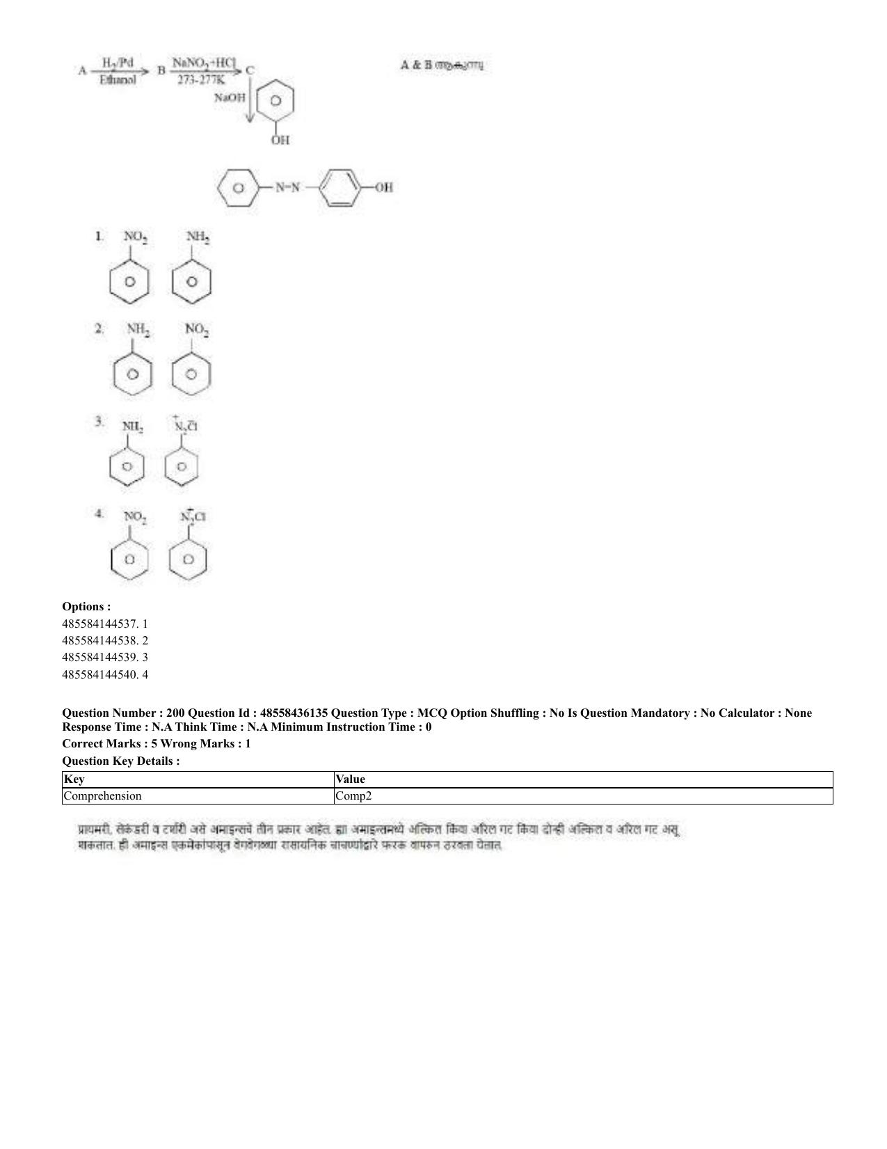 CUET 2023 Domestic Shift 2 Question Papers - 22 June 2023 - Page 434