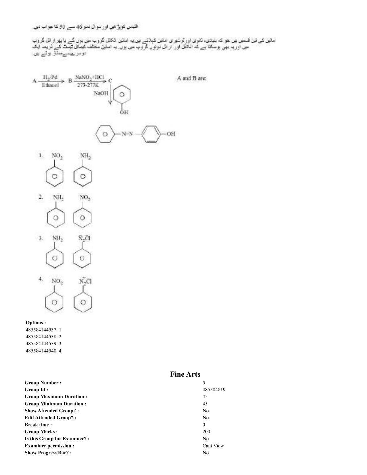 CUET 2023 Domestic Shift 2 Question Papers - 22 June 2023 - Page 440