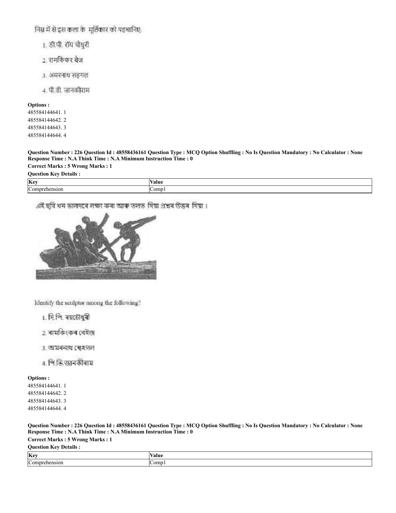 CUET 2023 Domestic Shift 2 Question Papers - 22 June 2023 - Page 572
