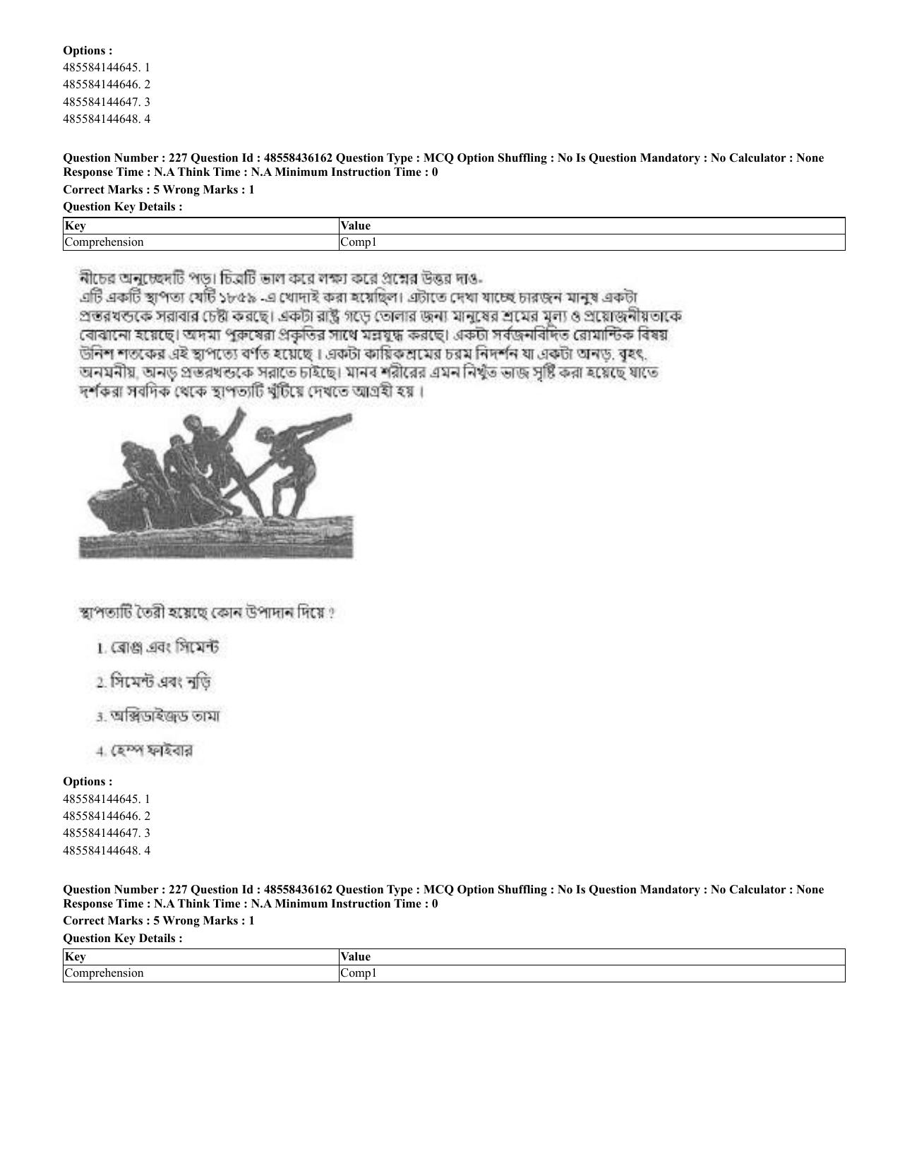CUET 2023 Domestic Shift 2 Question Papers - 22 June 2023 - Page 584