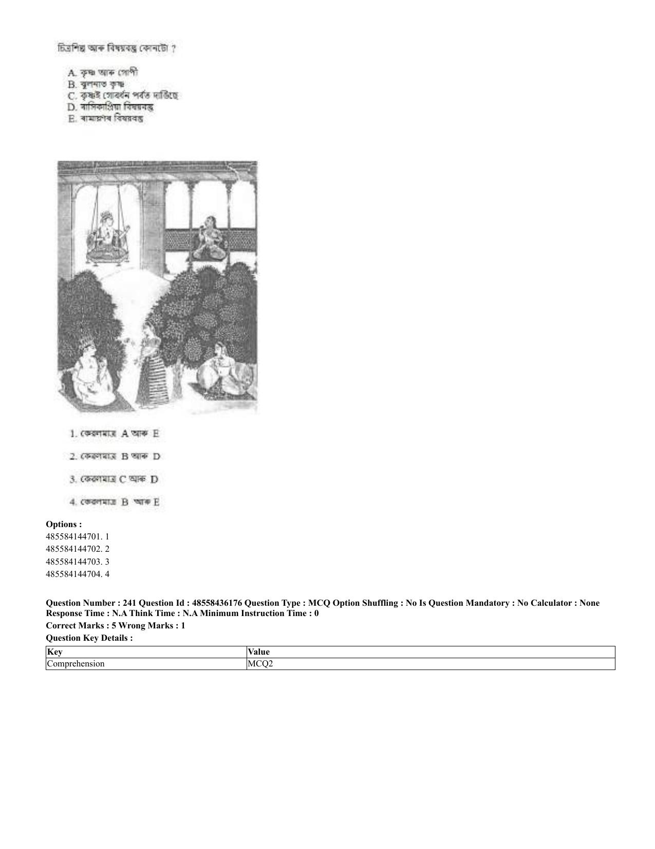 CUET 2023 Domestic Shift 2 Question Papers - 22 June 2023 - Page 721