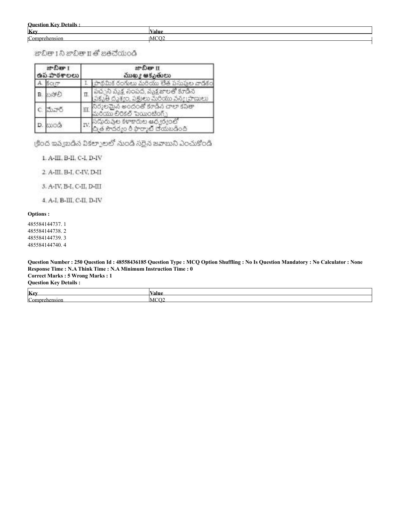 CUET 2023 Domestic Shift 2 Question Papers - 22 June 2023 - Page 791