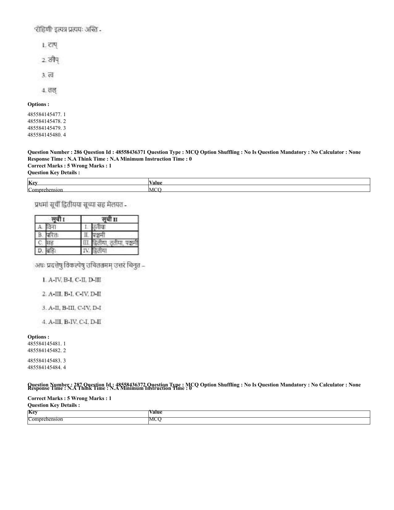 CUET 2023 Domestic Shift 2 Question Papers - 22 June 2023 - Page 814
