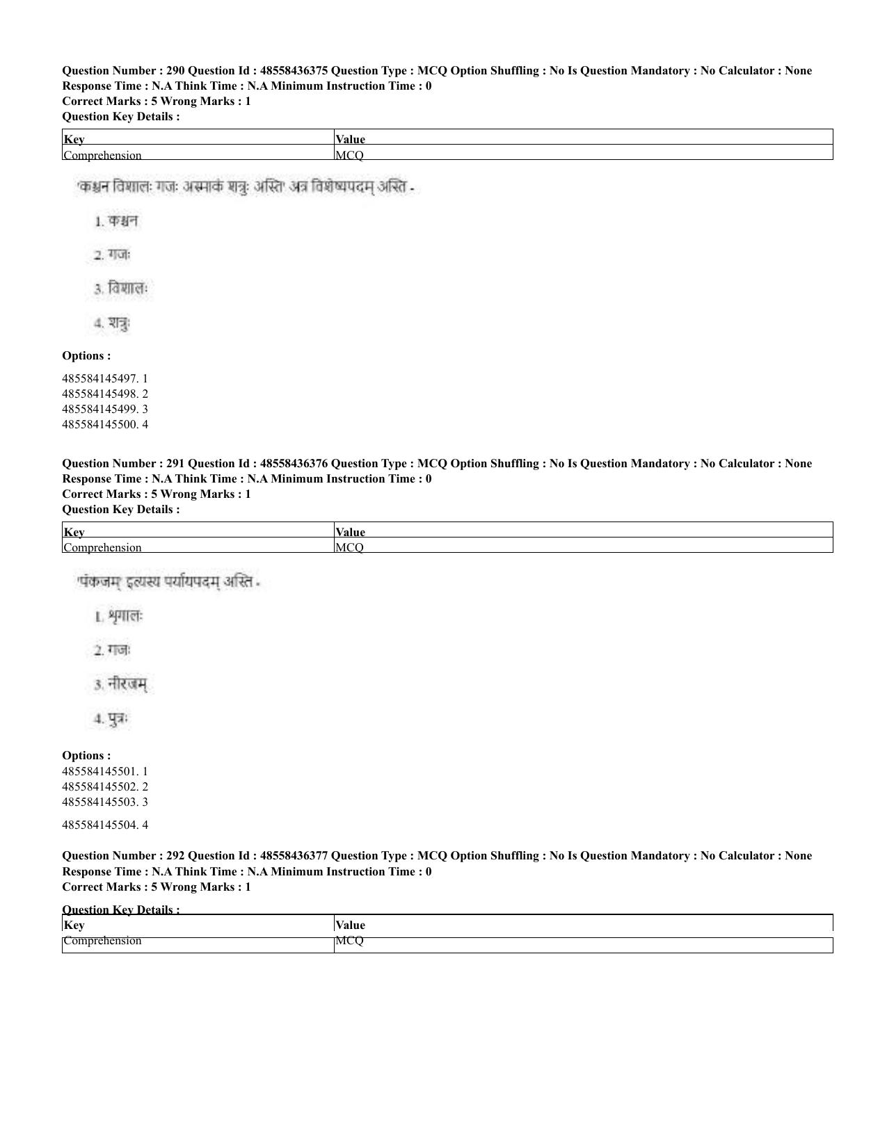 CUET 2023 Domestic Shift 2 Question Papers - 22 June 2023 - Page 816