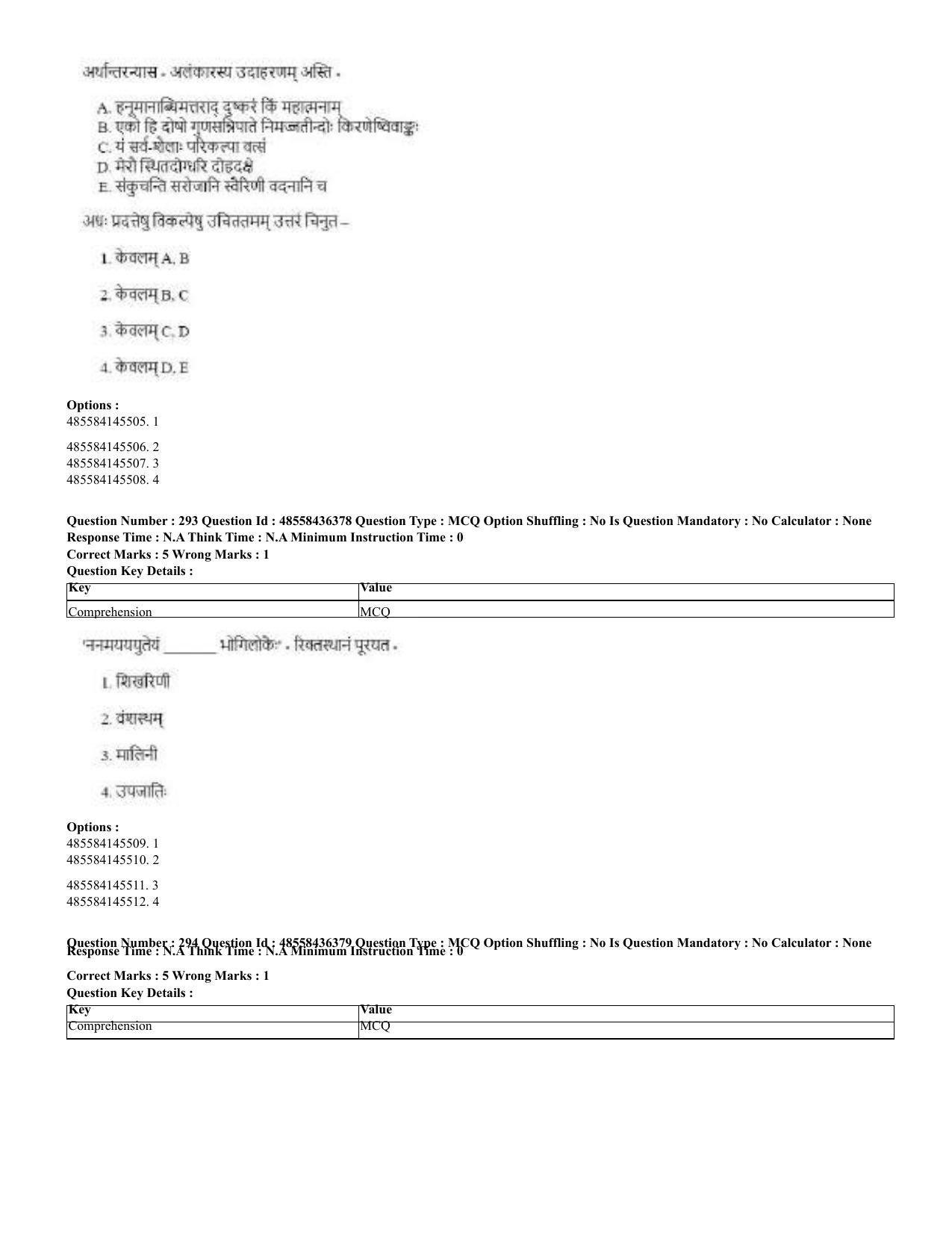 CUET 2023 Domestic Shift 2 Question Papers - 22 June 2023 - Page 817