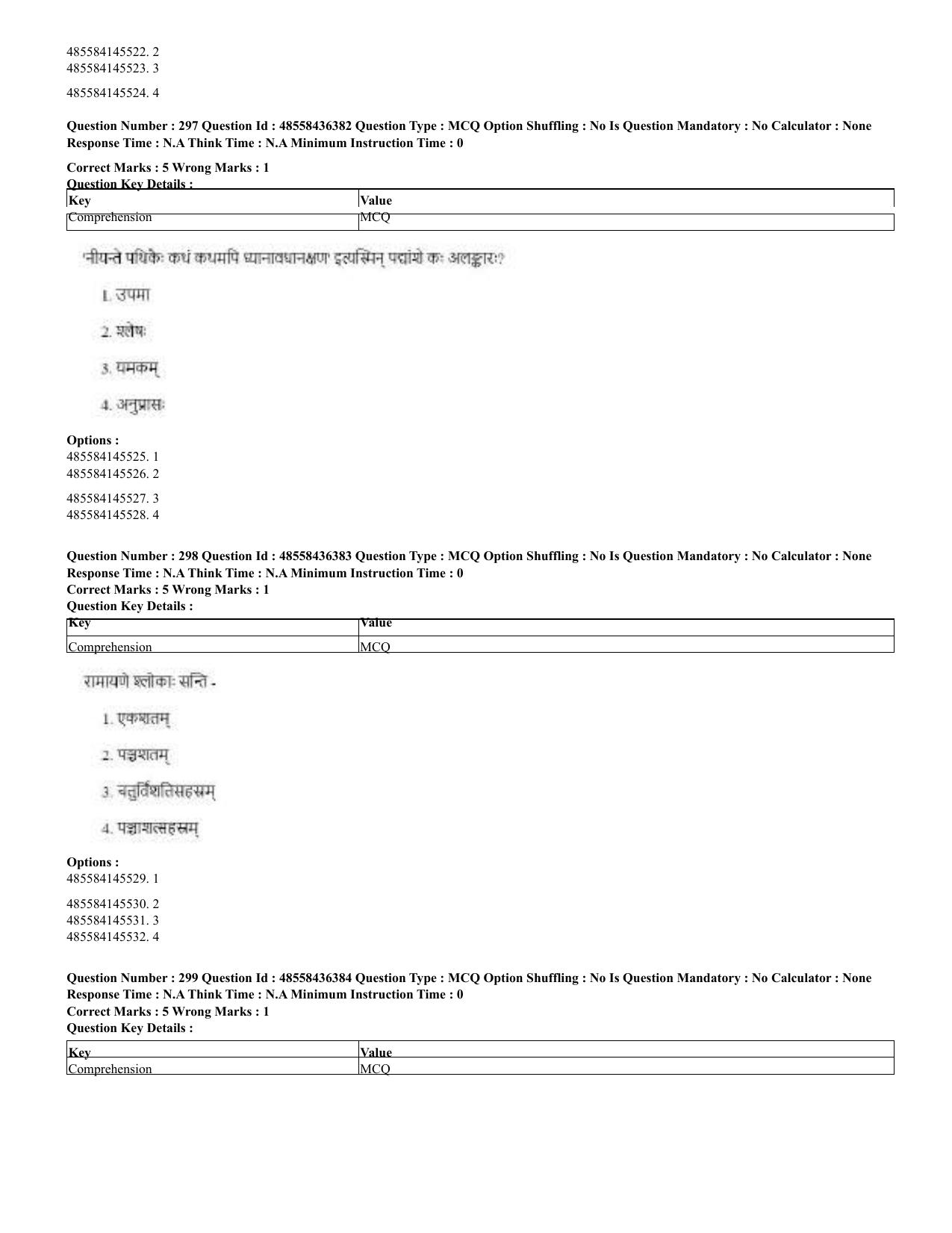 CUET 2023 Domestic Shift 2 Question Papers - 22 June 2023 - Page 819