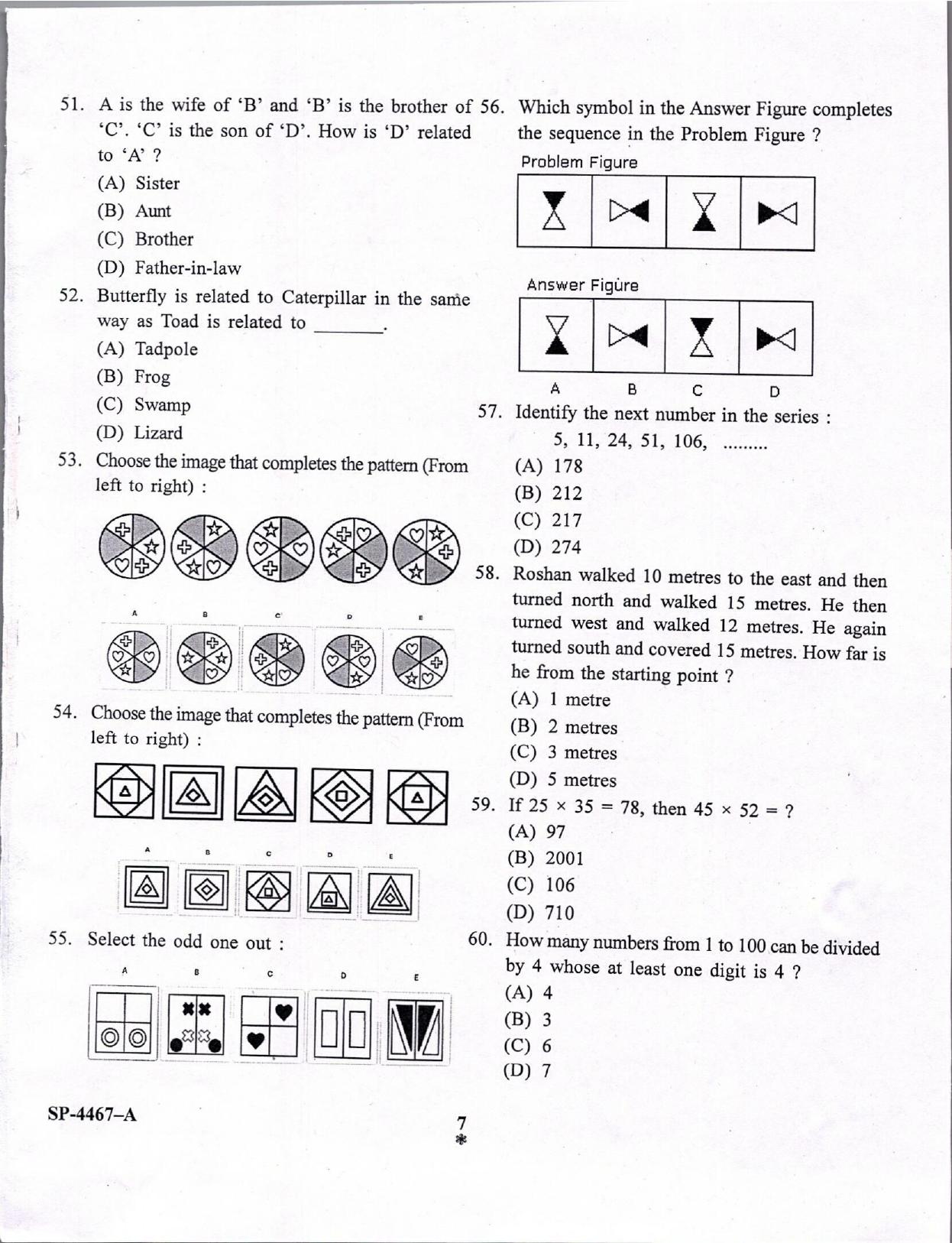 KUET 2024 M.A. Linguistics Question Paper - Page 7