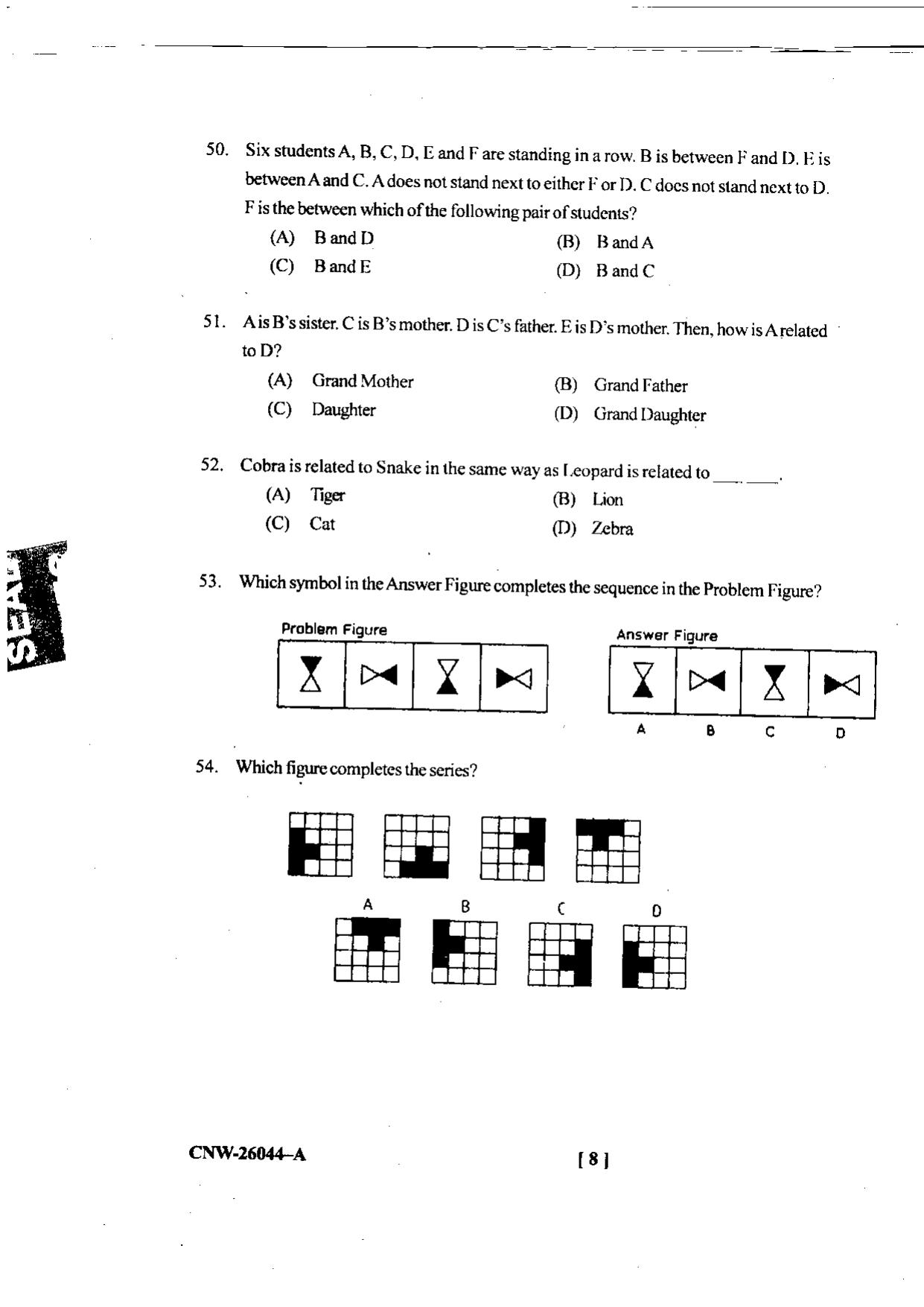 KUET 2024 M.A. Linguistics Question Paper - Page 47