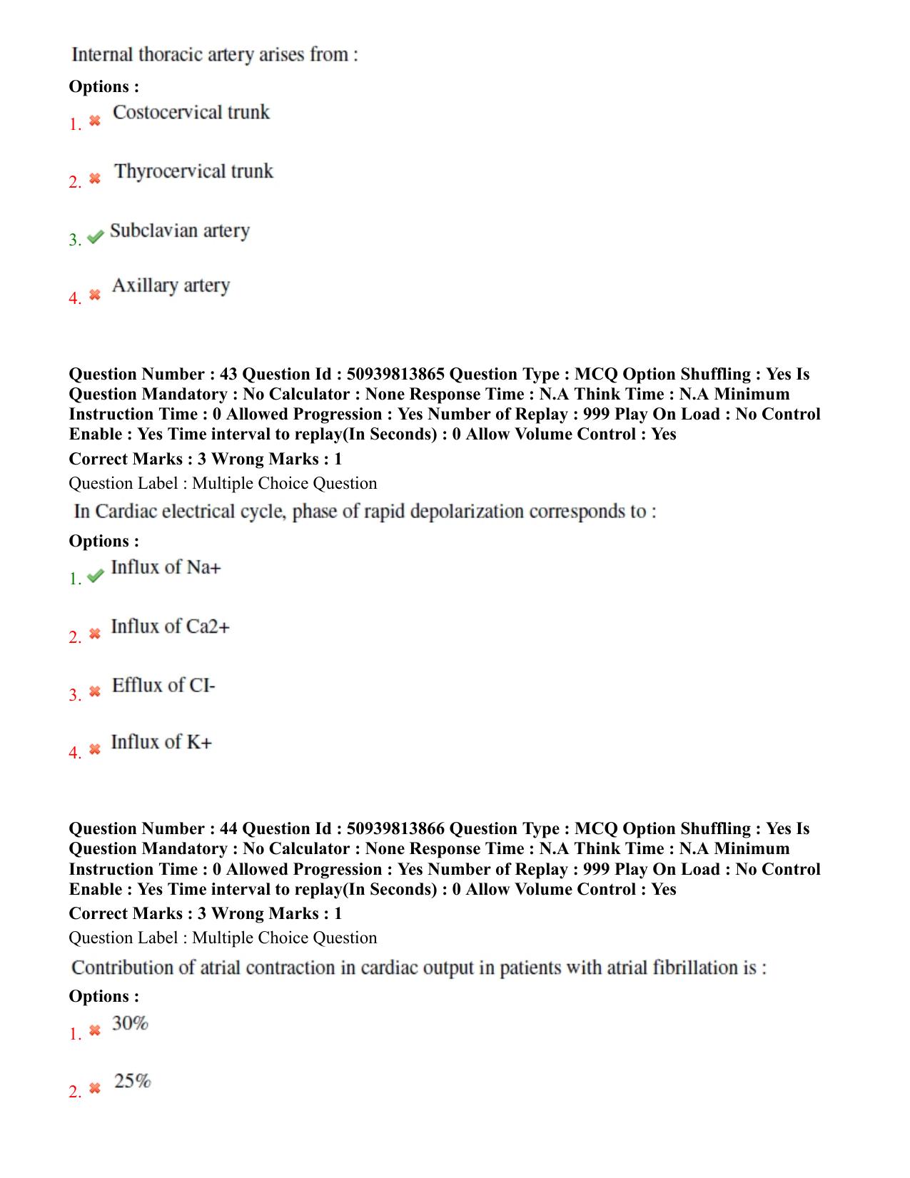BHU RET Cardiothoracic Surgery 2020 Question Paper - Page 29
