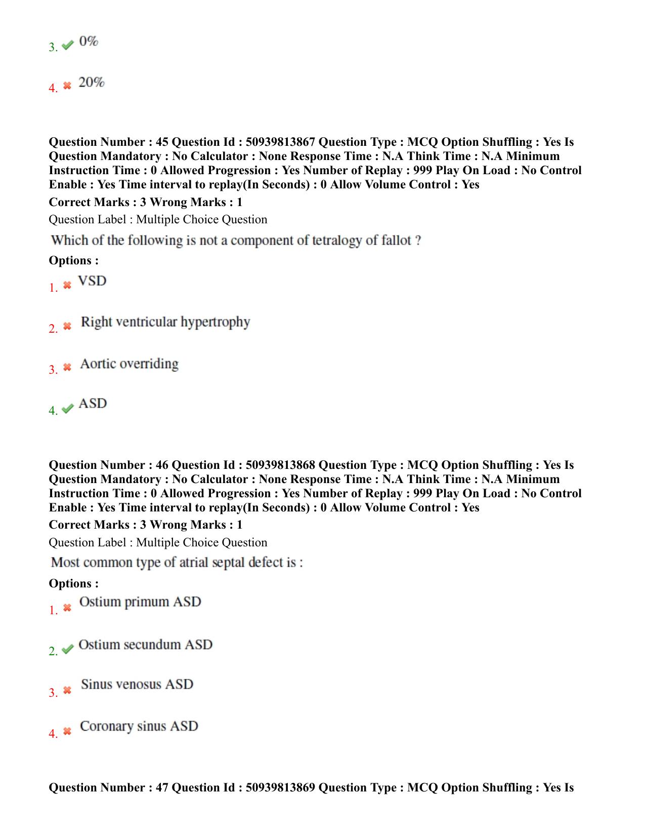 BHU RET Cardiothoracic Surgery 2020 Question Paper - Page 30