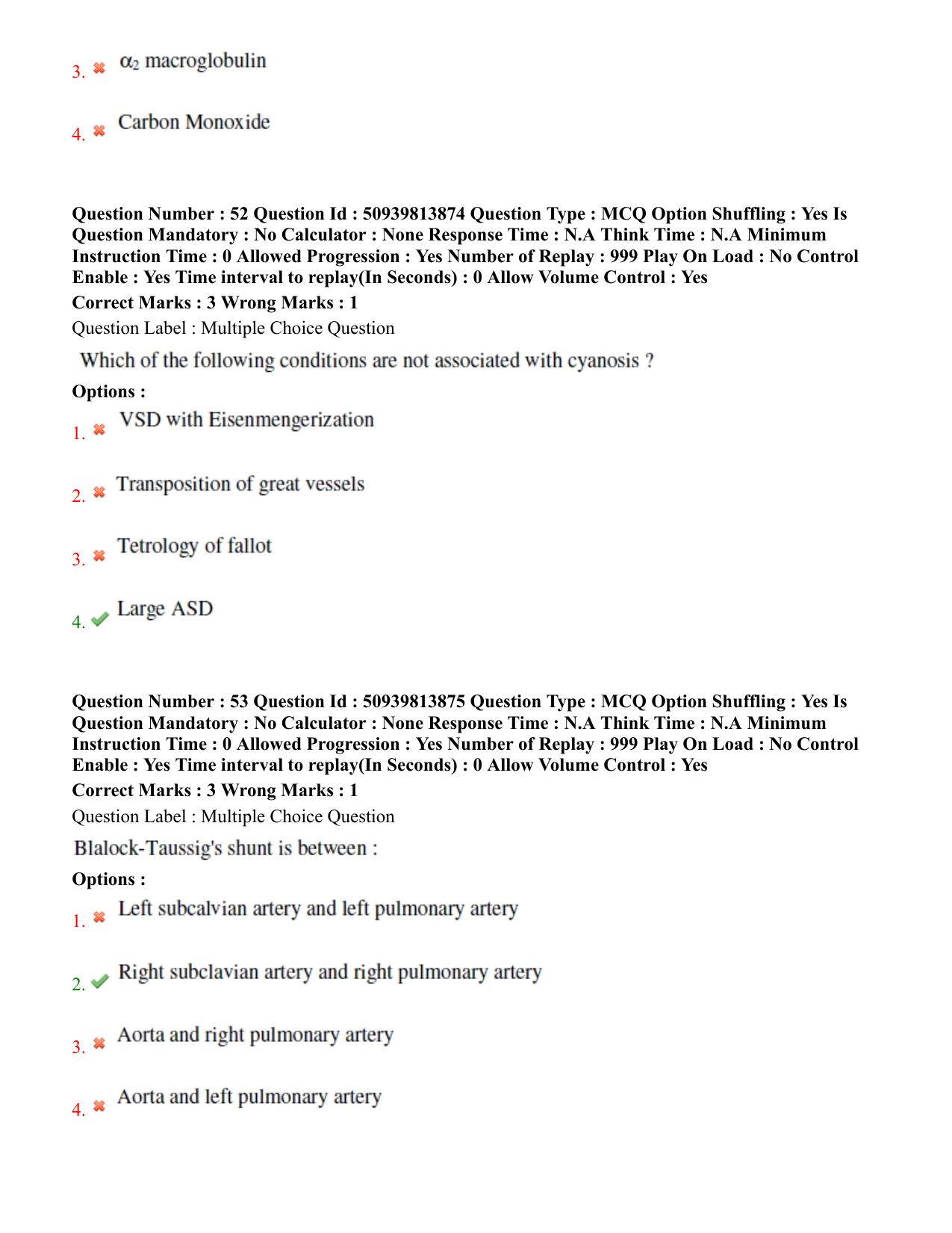 BHU RET Cardiothoracic Surgery 2020 Question Paper - Page 33