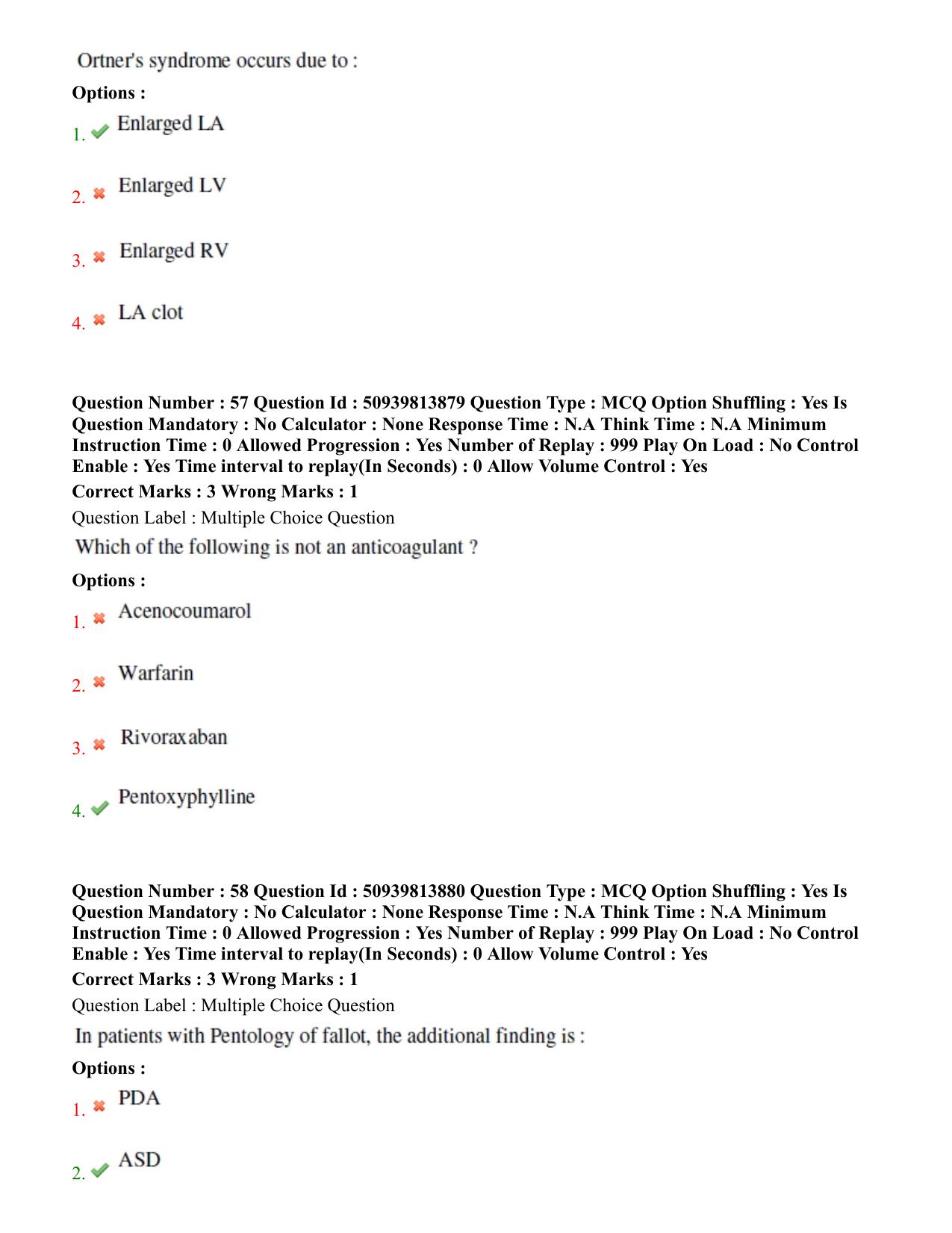 BHU RET Cardiothoracic Surgery 2020 Question Paper - Page 35