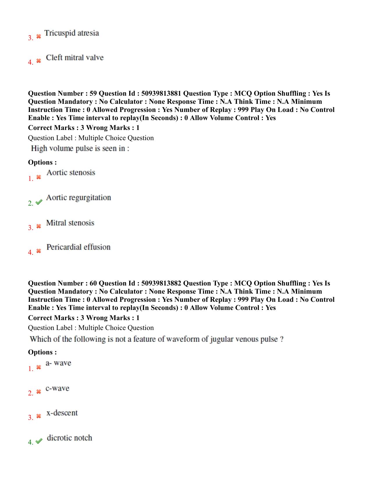 BHU RET Cardiothoracic Surgery 2020 Question Paper - Page 36