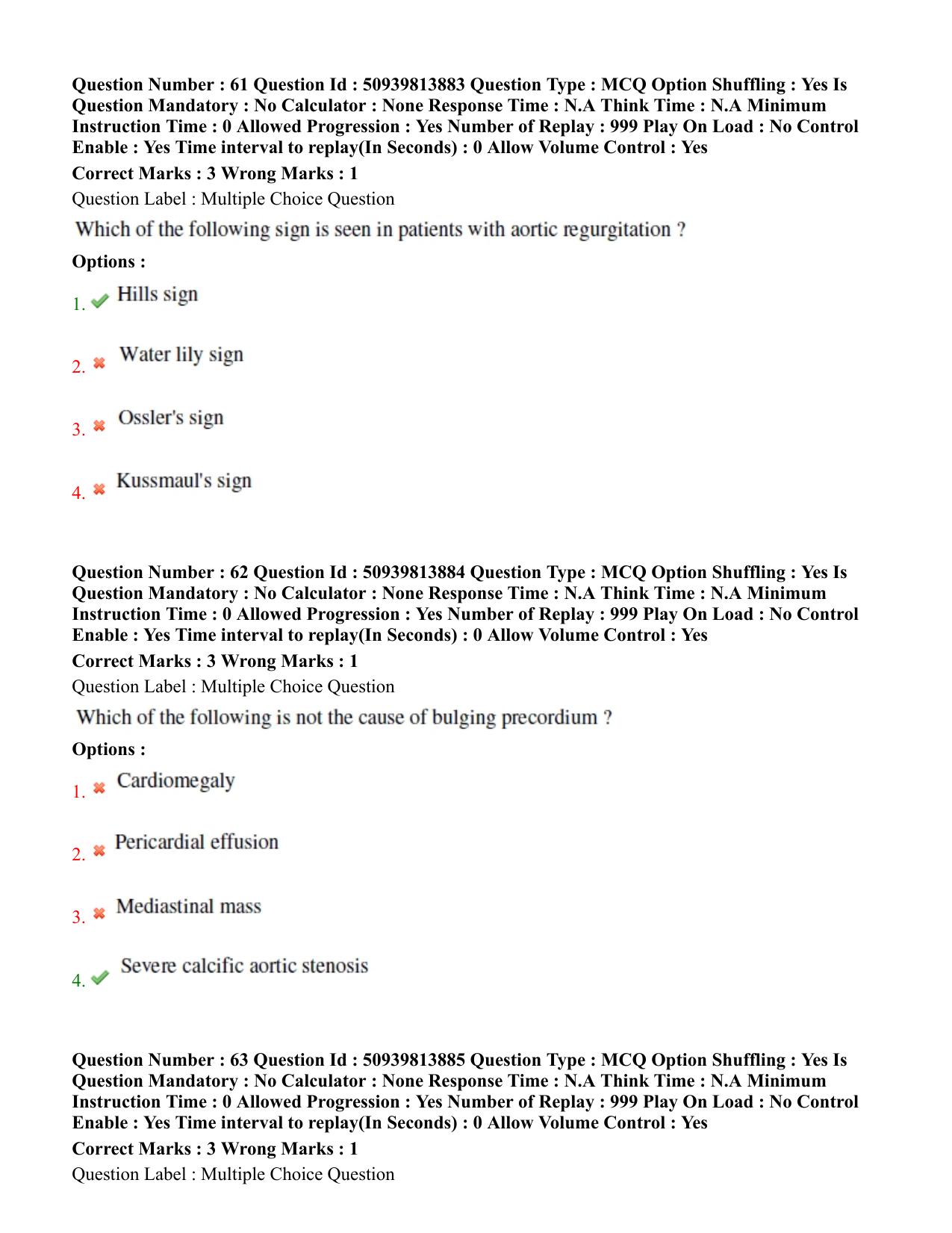BHU RET Cardiothoracic Surgery 2020 Question Paper - Page 37