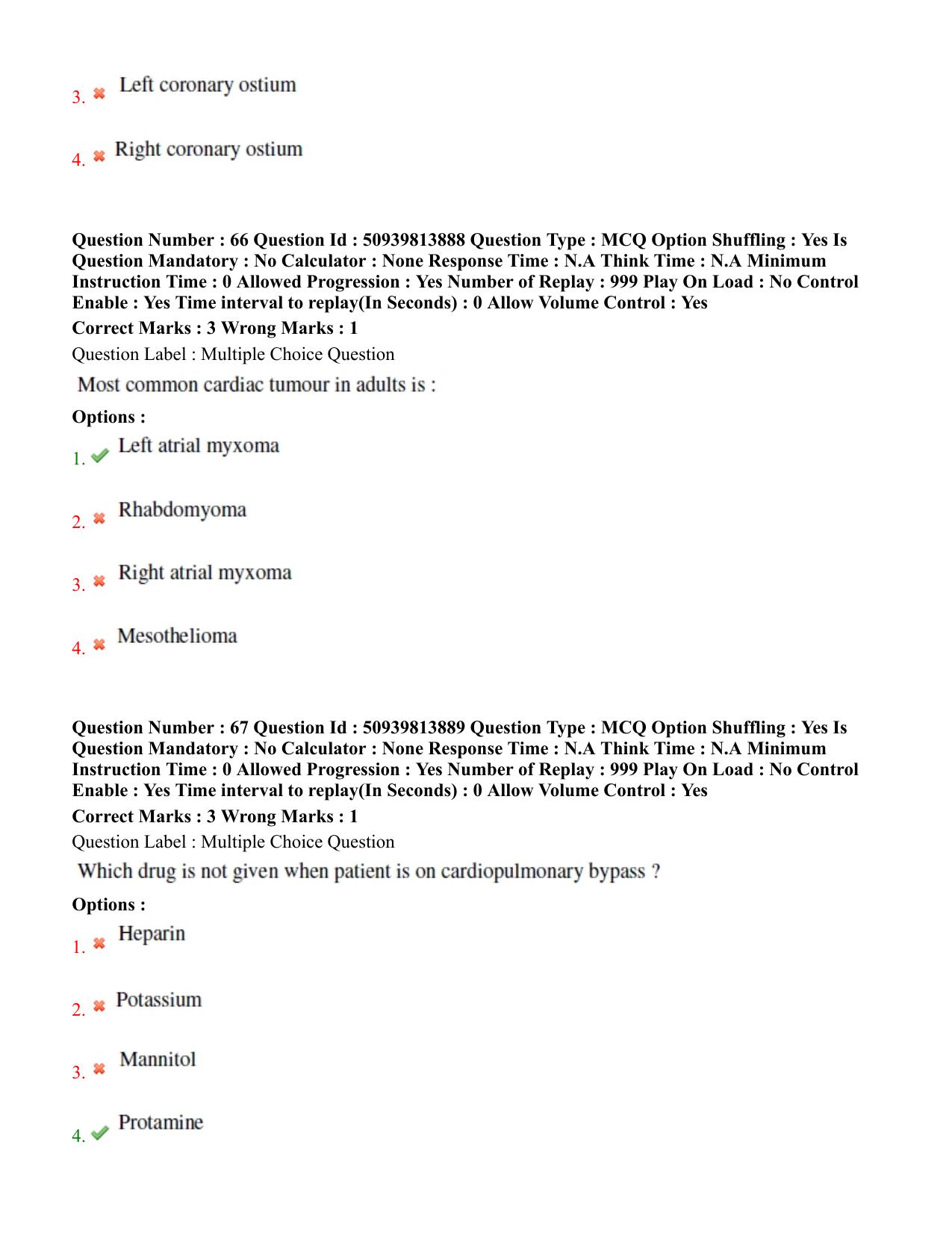 BHU RET Cardiothoracic Surgery 2020 Question Paper - Page 39