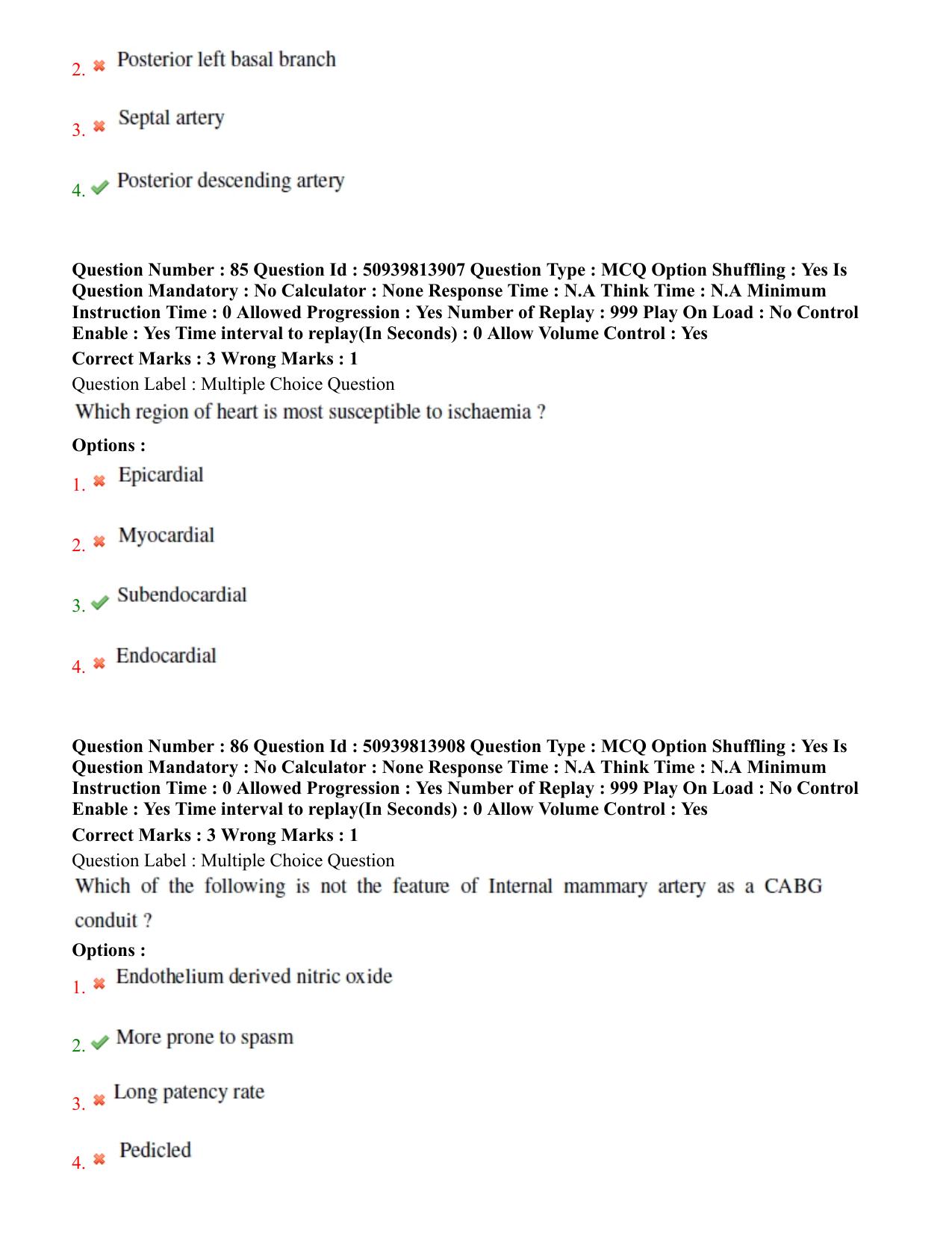 BHU RET Cardiothoracic Surgery 2020 Question Paper - Page 47