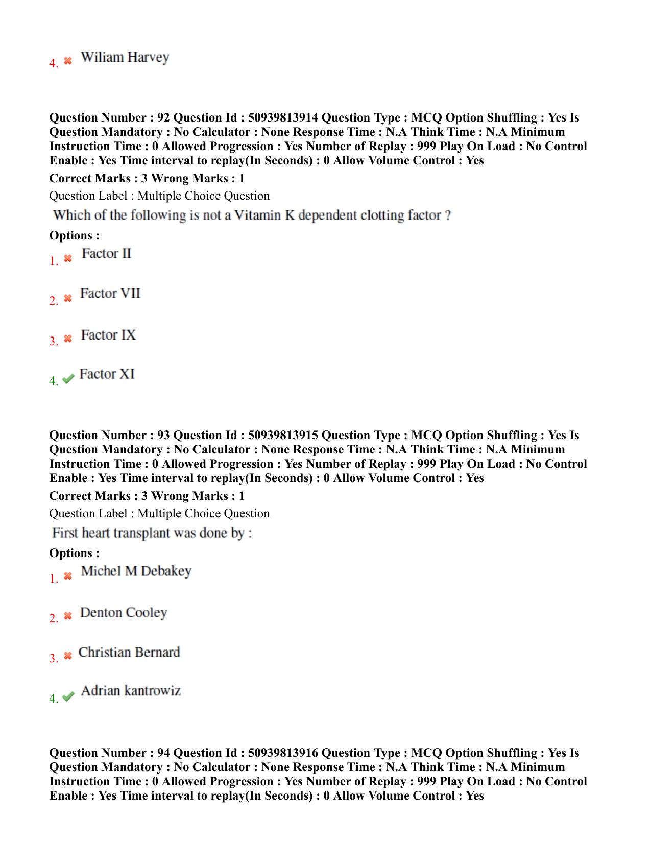 BHU RET Cardiothoracic Surgery 2020 Question Paper - Page 50