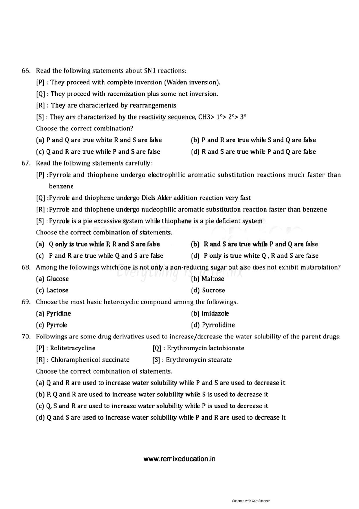 GPAT 2012 Question Paper with Answer Key - Page 10