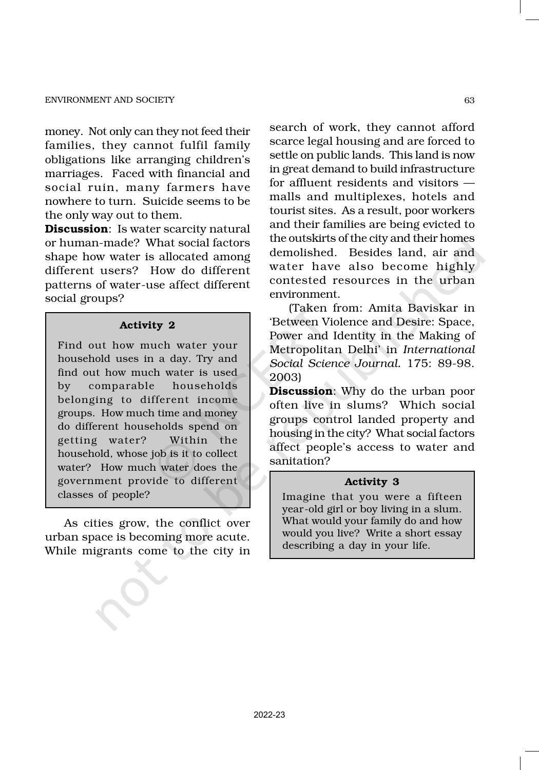 NCERT Book for Class 11 Sociology (Part-II) Chapter 3 Environment and Society - Page 14