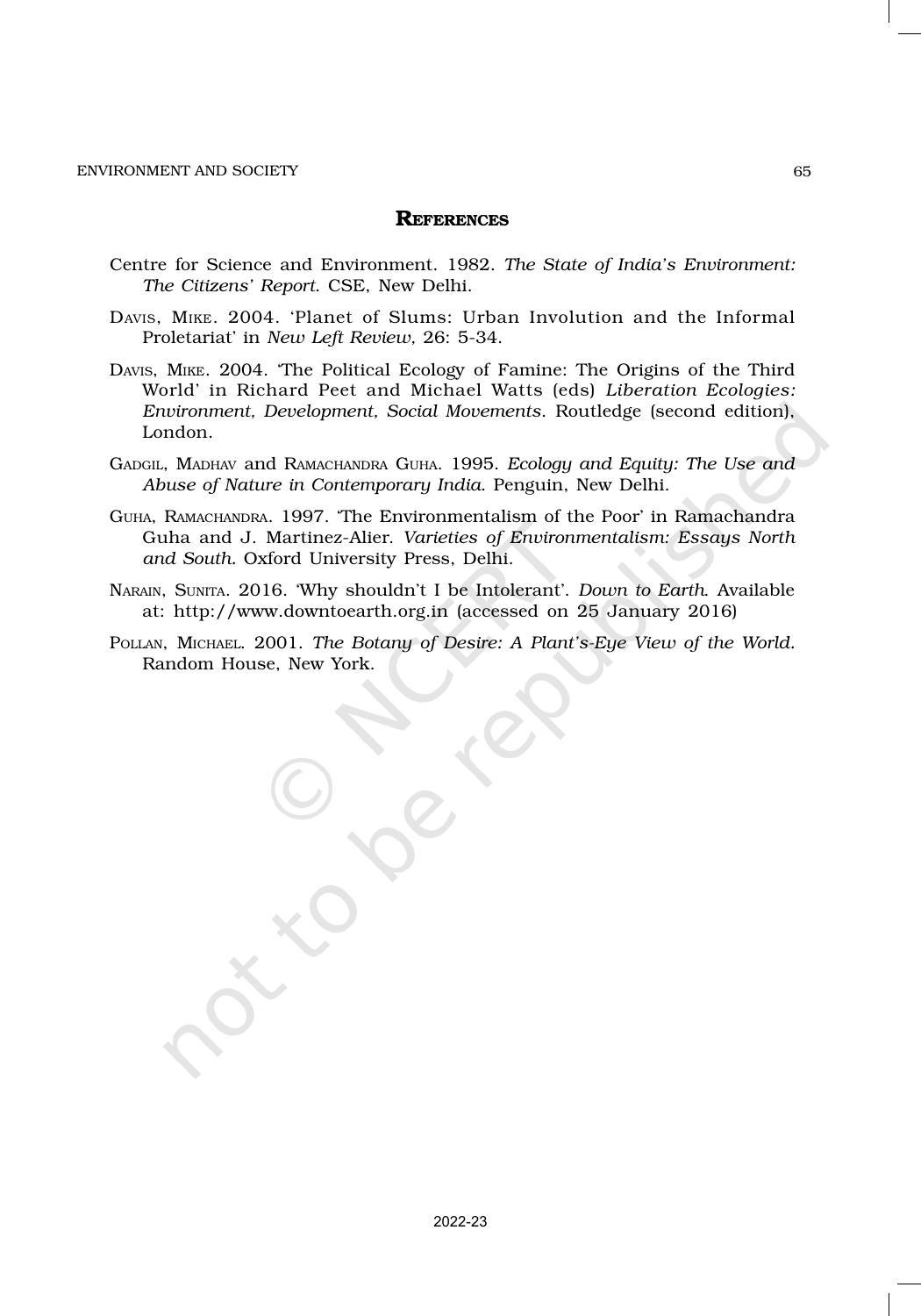 NCERT Book for Class 11 Sociology (Part-II) Chapter 3 Environment and Society - Page 16
