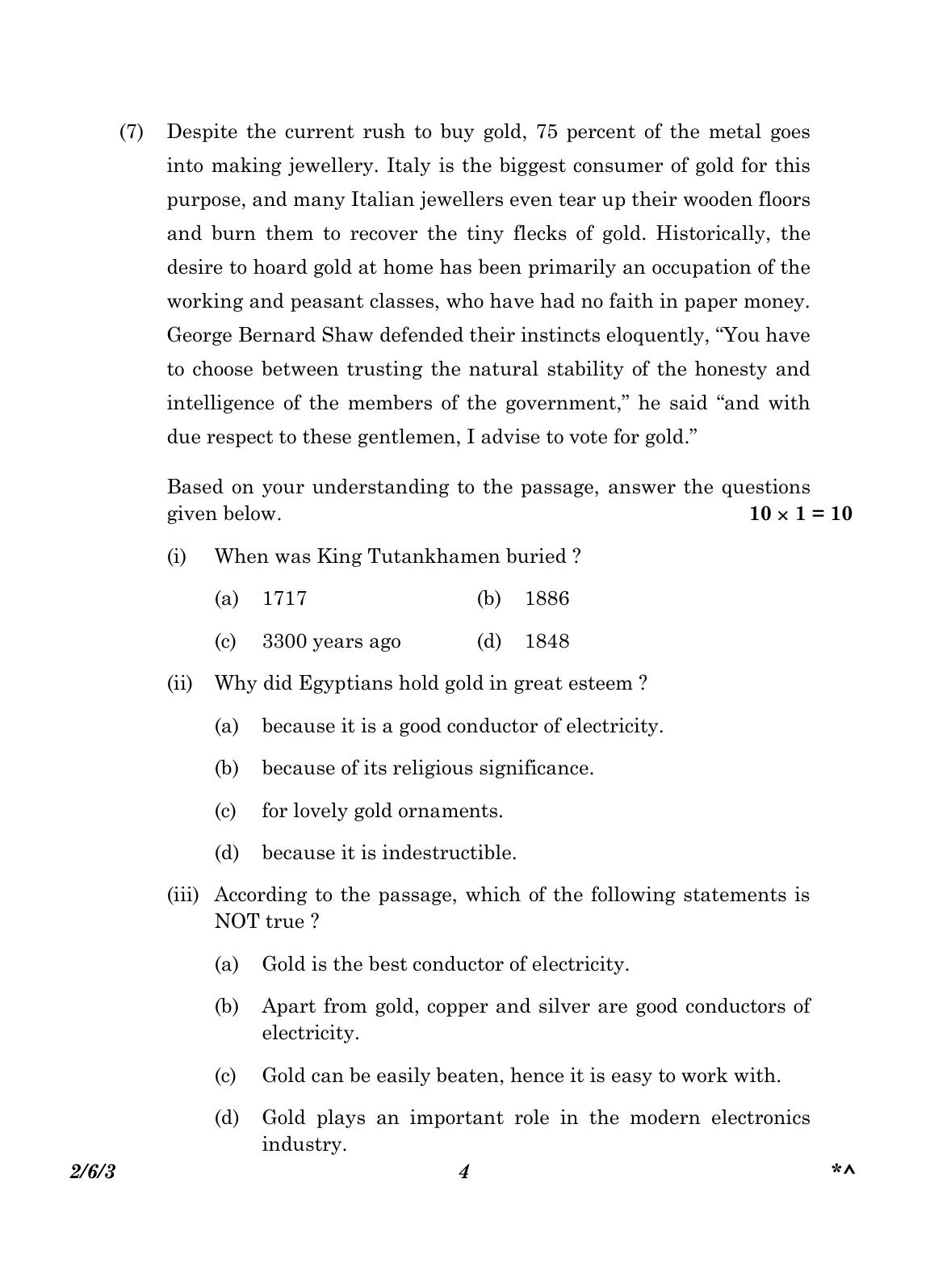 CBSE Class 10 2-6-3_English Language And Literature 2023 Question Paper - Page 4