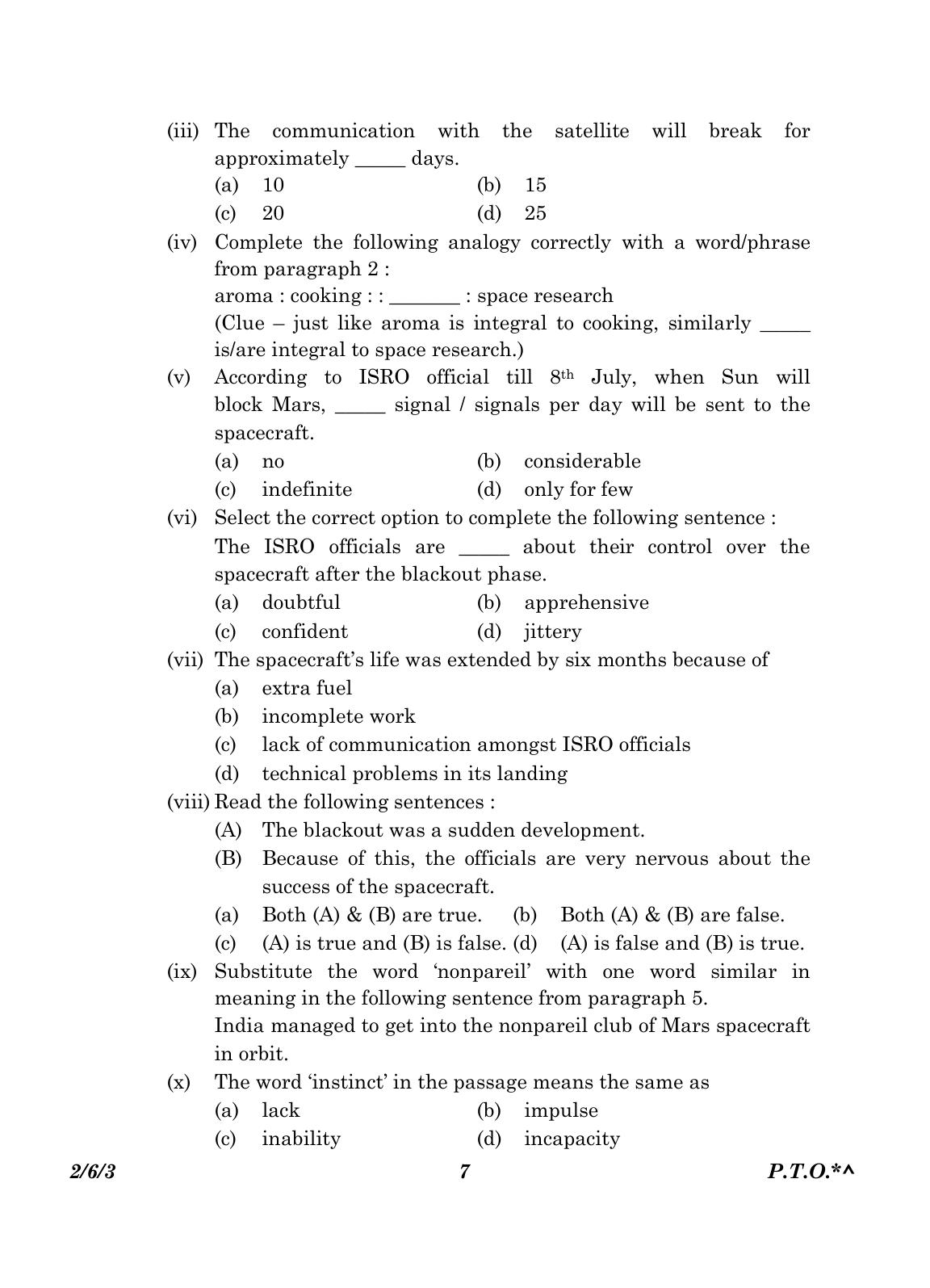 CBSE Class 10 2-6-3_English Language And Literature 2023 Question Paper - Page 7