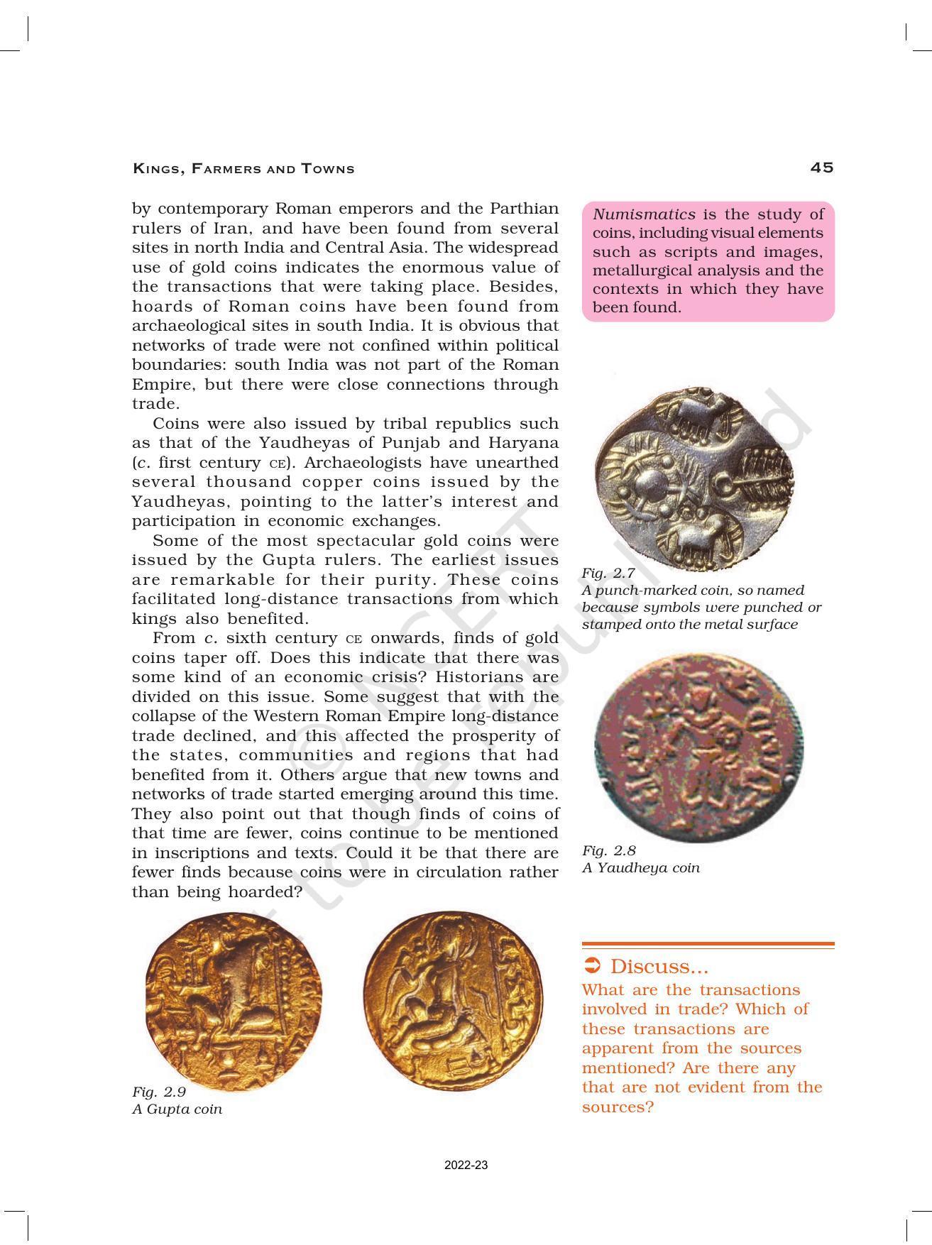 NCERT Book for Class 12 History (Part-1) Chapter 2 Kings, Farmers, and Towns - Page 18