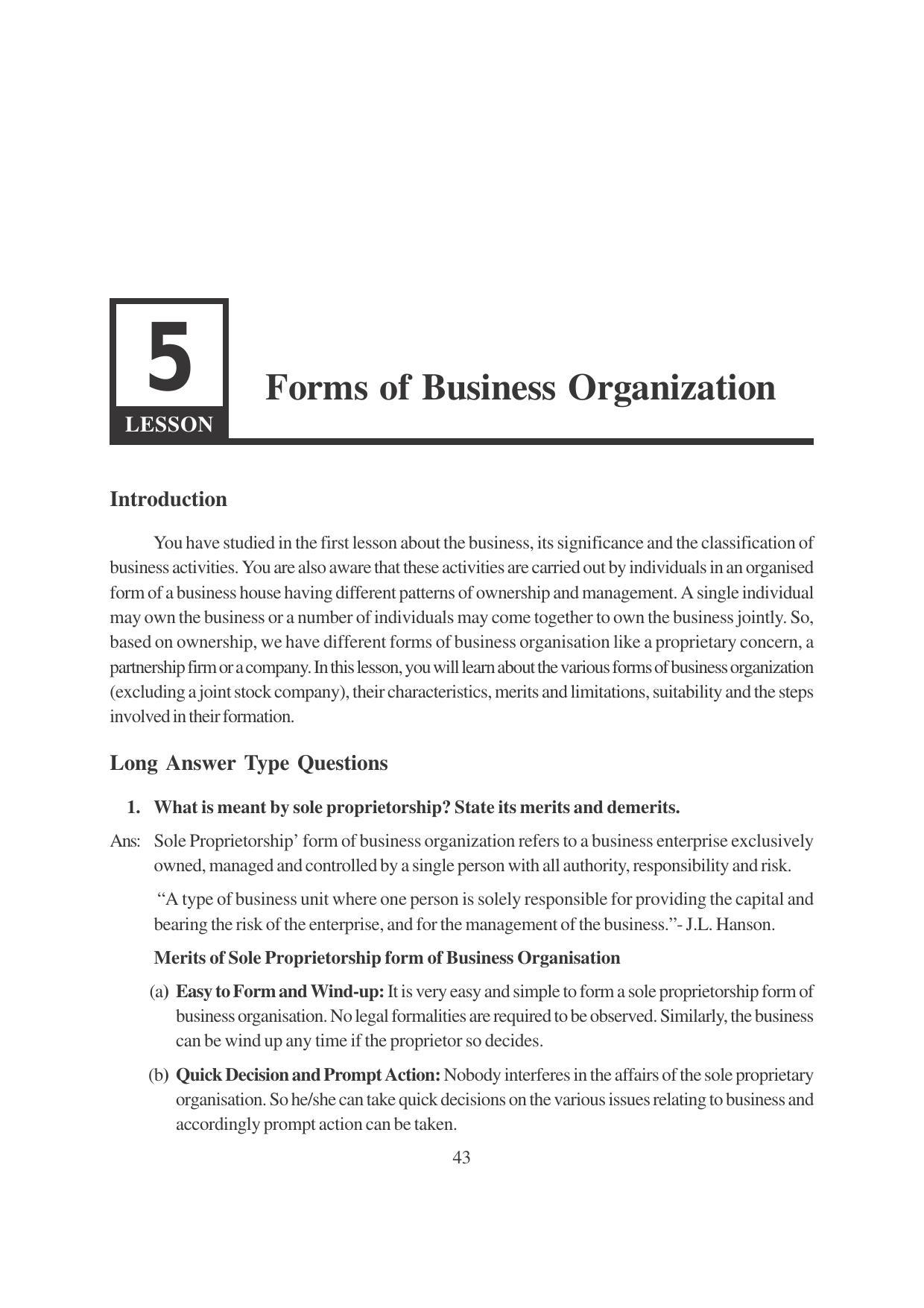TS SCERT Inter 1st Year Business Studies-Book-2 Path 1 (English Medium) Text Book - Page 49