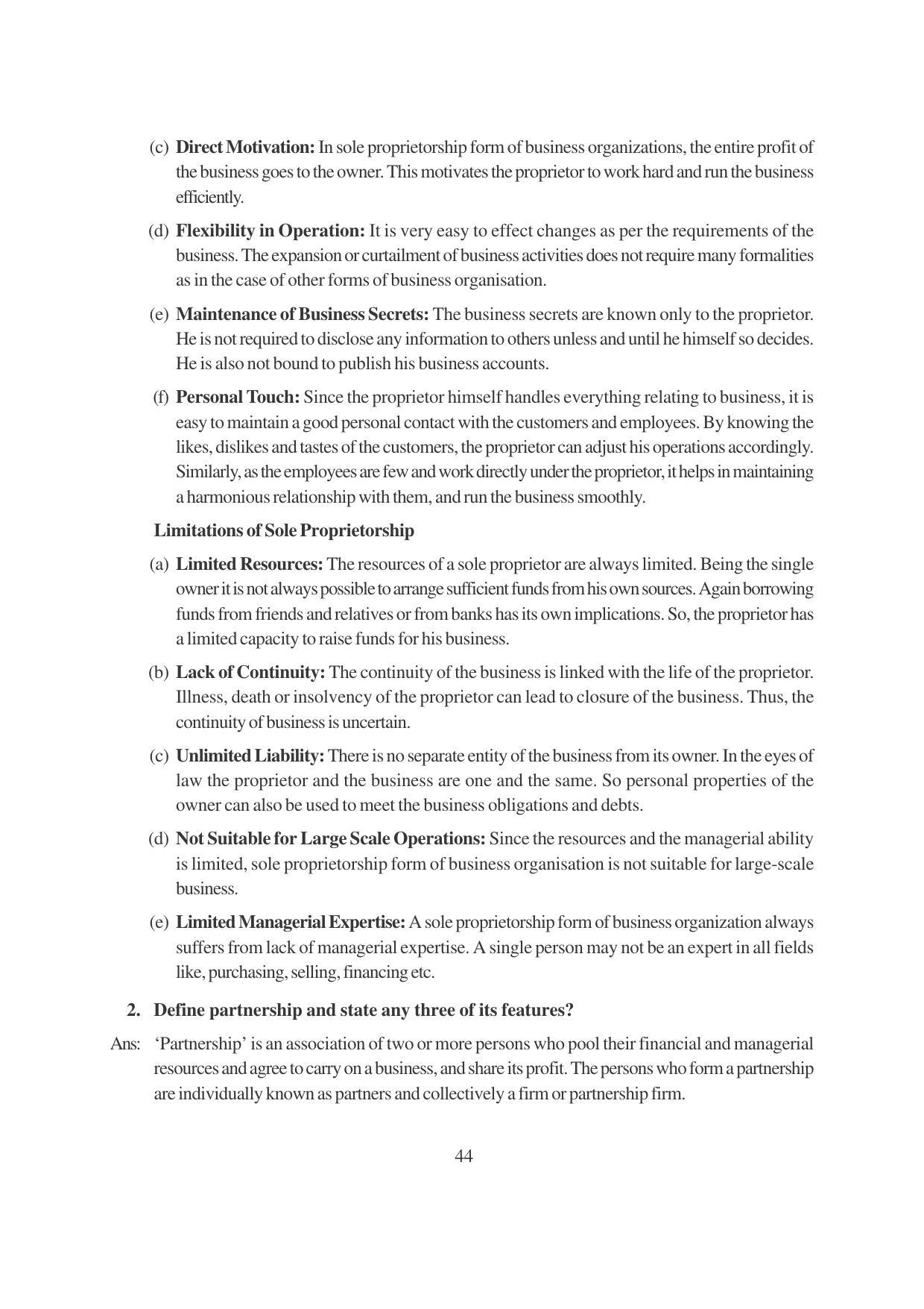 TS SCERT Inter 1st Year Business Studies-Book-2 Path 1 (English Medium) Text Book - Page 50