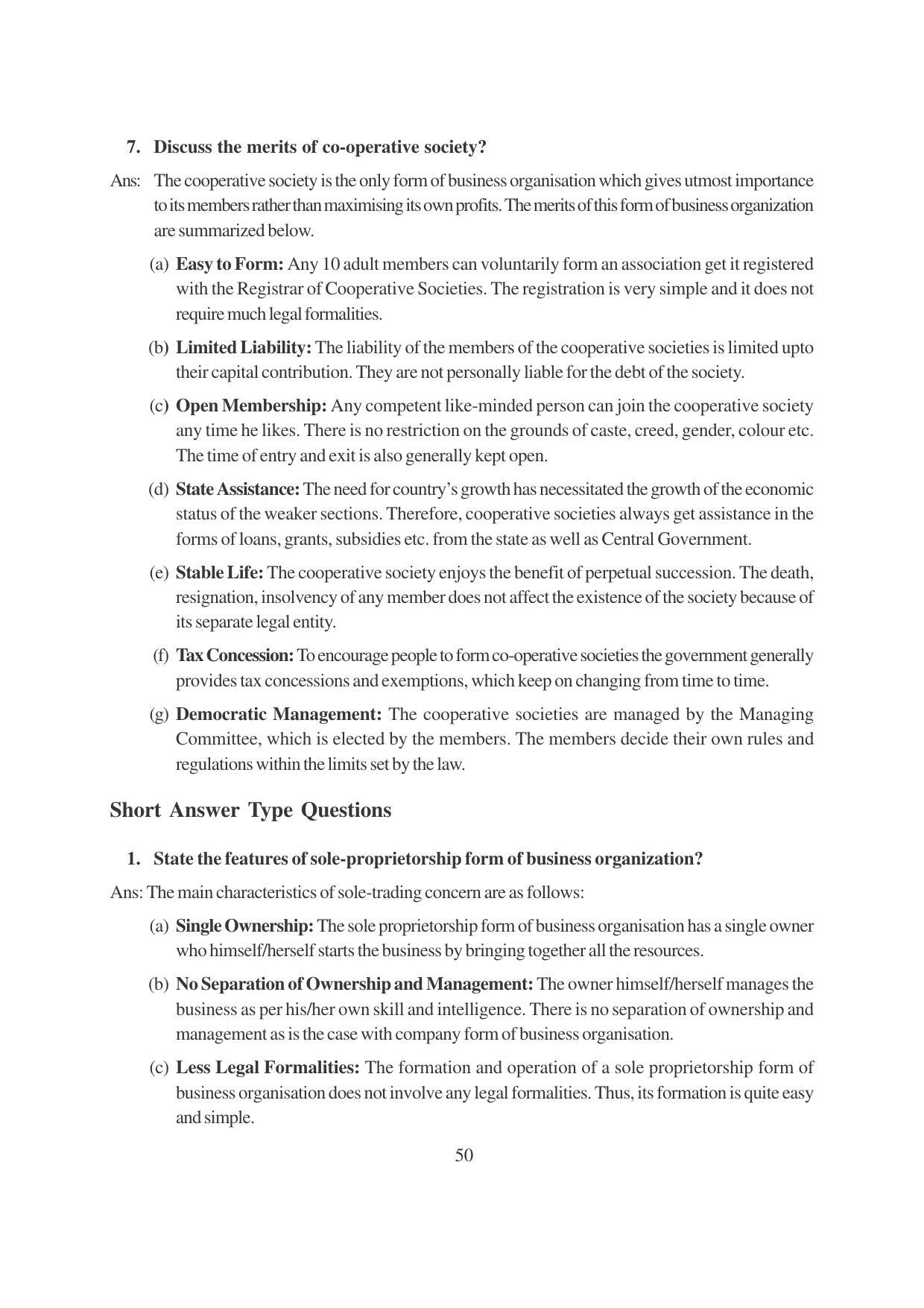 TS SCERT Inter 1st Year Business Studies-Book-2 Path 1 (English Medium) Text Book - Page 56