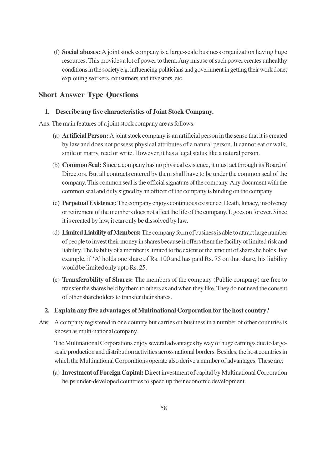 TS SCERT Inter 1st Year Business Studies-Book-2 Path 1 (English Medium) Text Book - Page 64