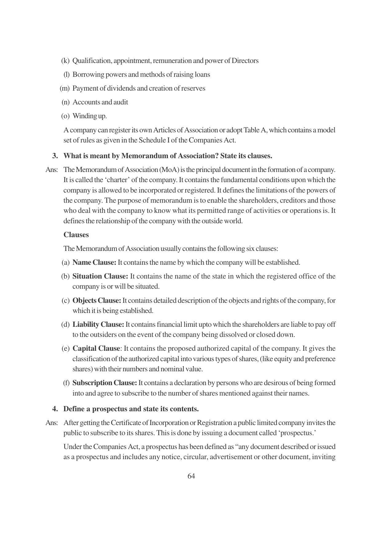 TS SCERT Inter 1st Year Business Studies-Book-2 Path 1 (English Medium) Text Book - Page 70