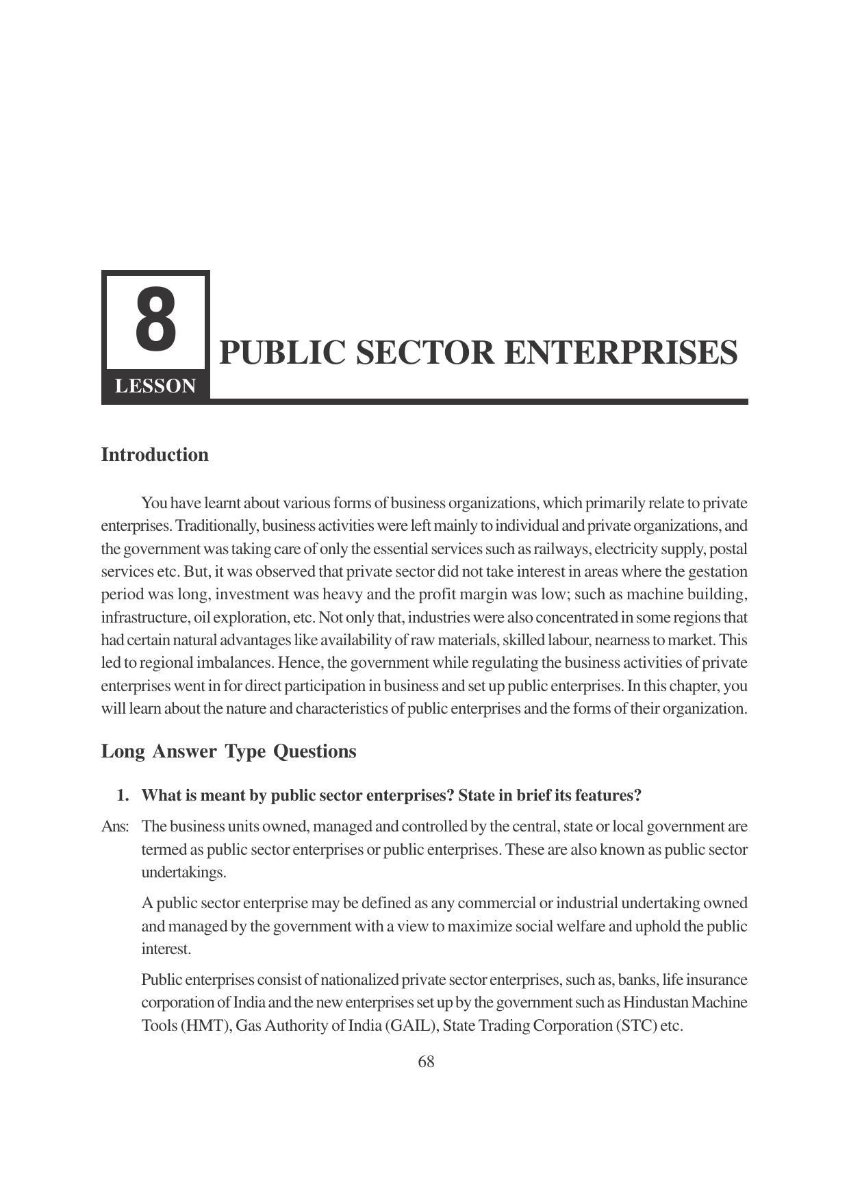 TS SCERT Inter 1st Year Business Studies-Book-2 Path 1 (English Medium) Text Book - Page 74