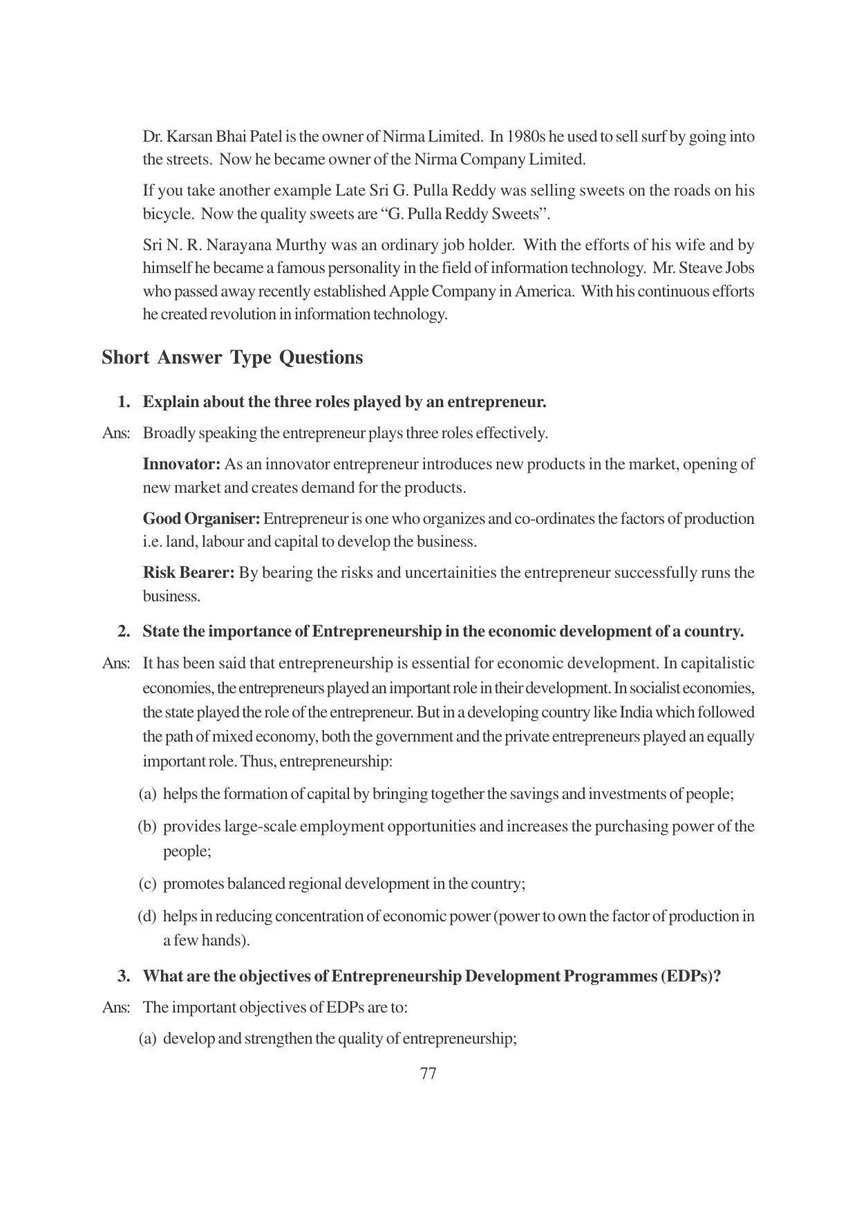 TS SCERT Inter 1st Year Business Studies-Book-2 Path 1 (English Medium) Text Book - Page 83