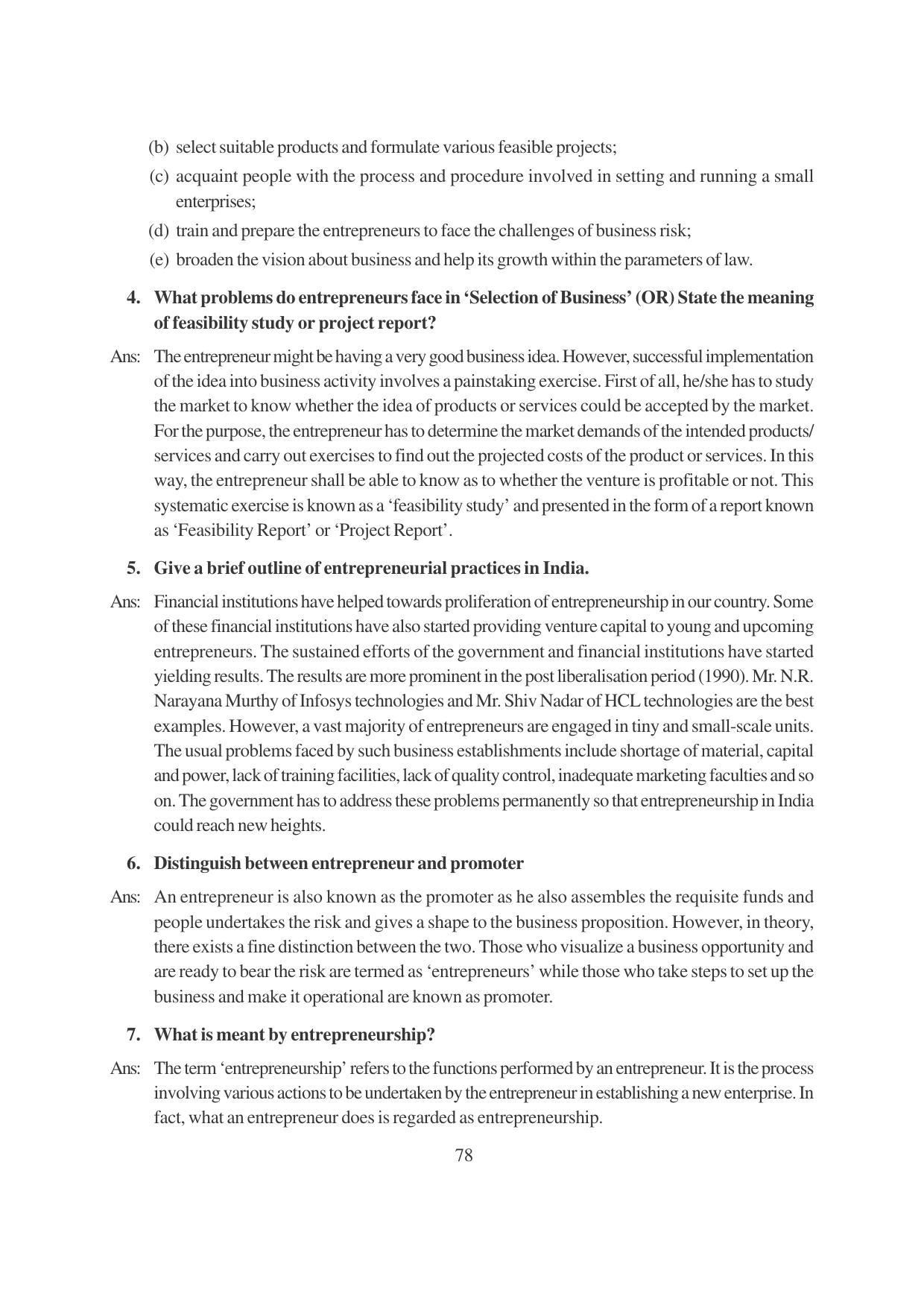TS SCERT Inter 1st Year Business Studies-Book-2 Path 1 (English Medium) Text Book - Page 84